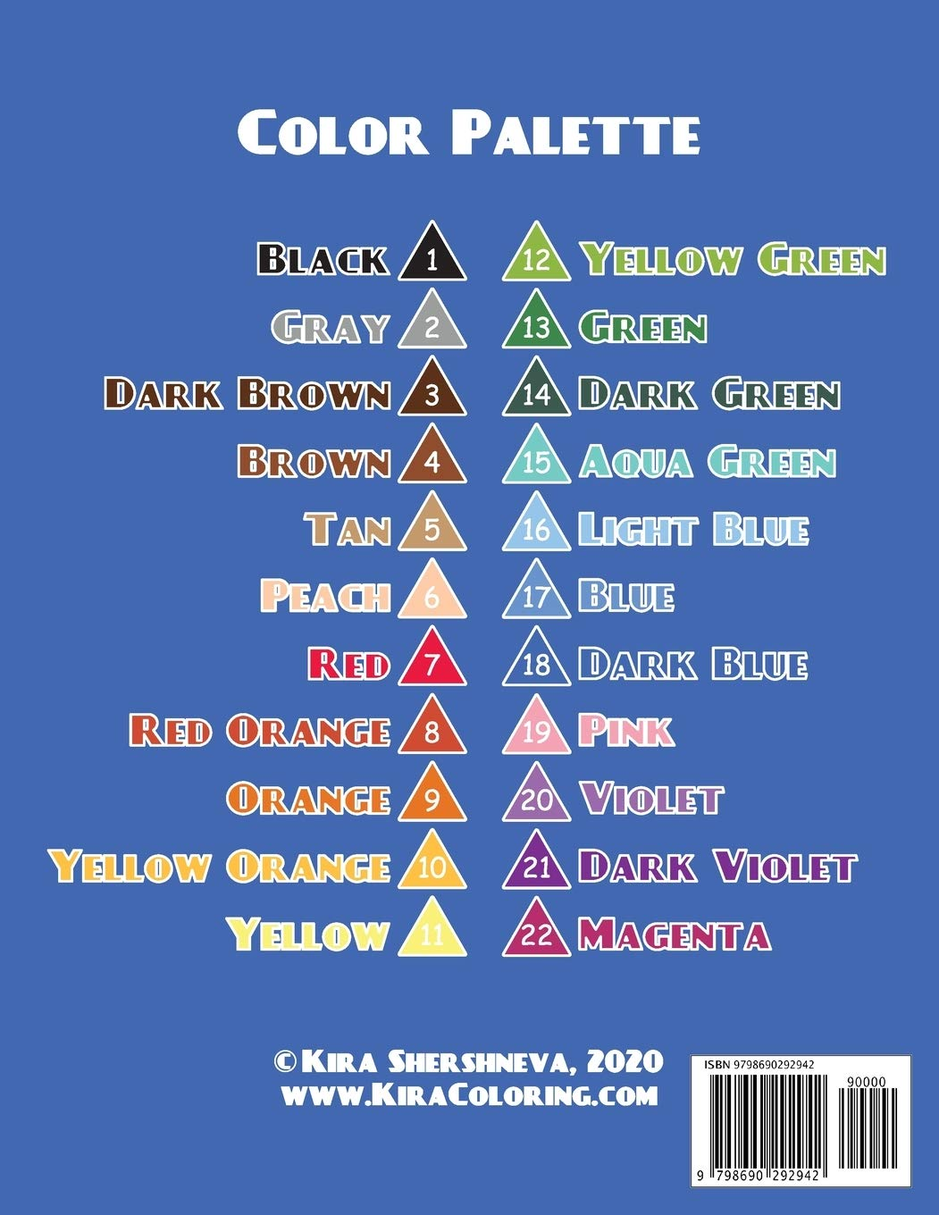 Color by Number Quest: TRIANGLES