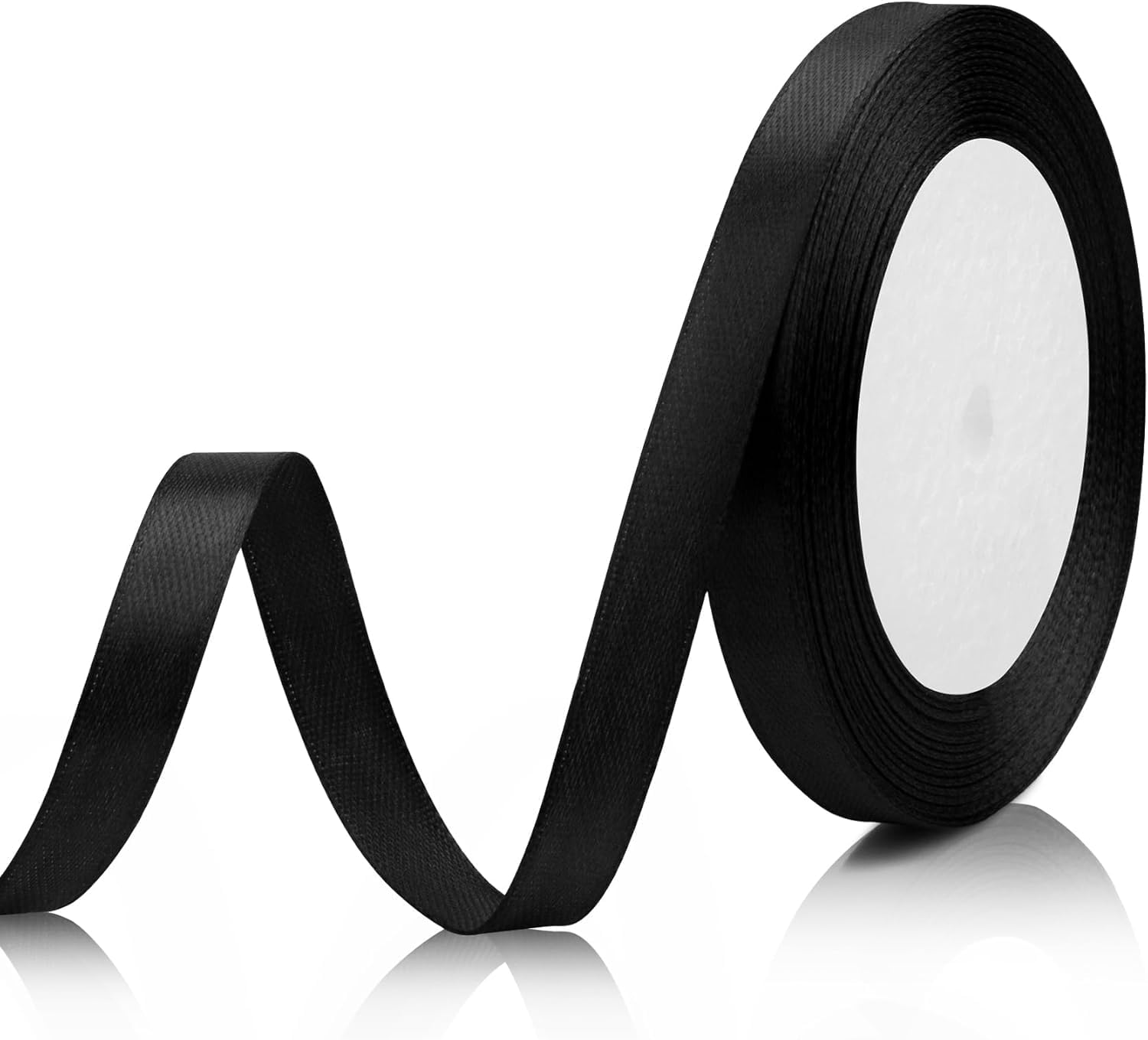 3/8 Inch 25 Yards Navy Blue Ribbon for Tree Ribbon Decorations, Fine Christmas Ribbon, Navy Blue Ribbon for Gift Wrapping