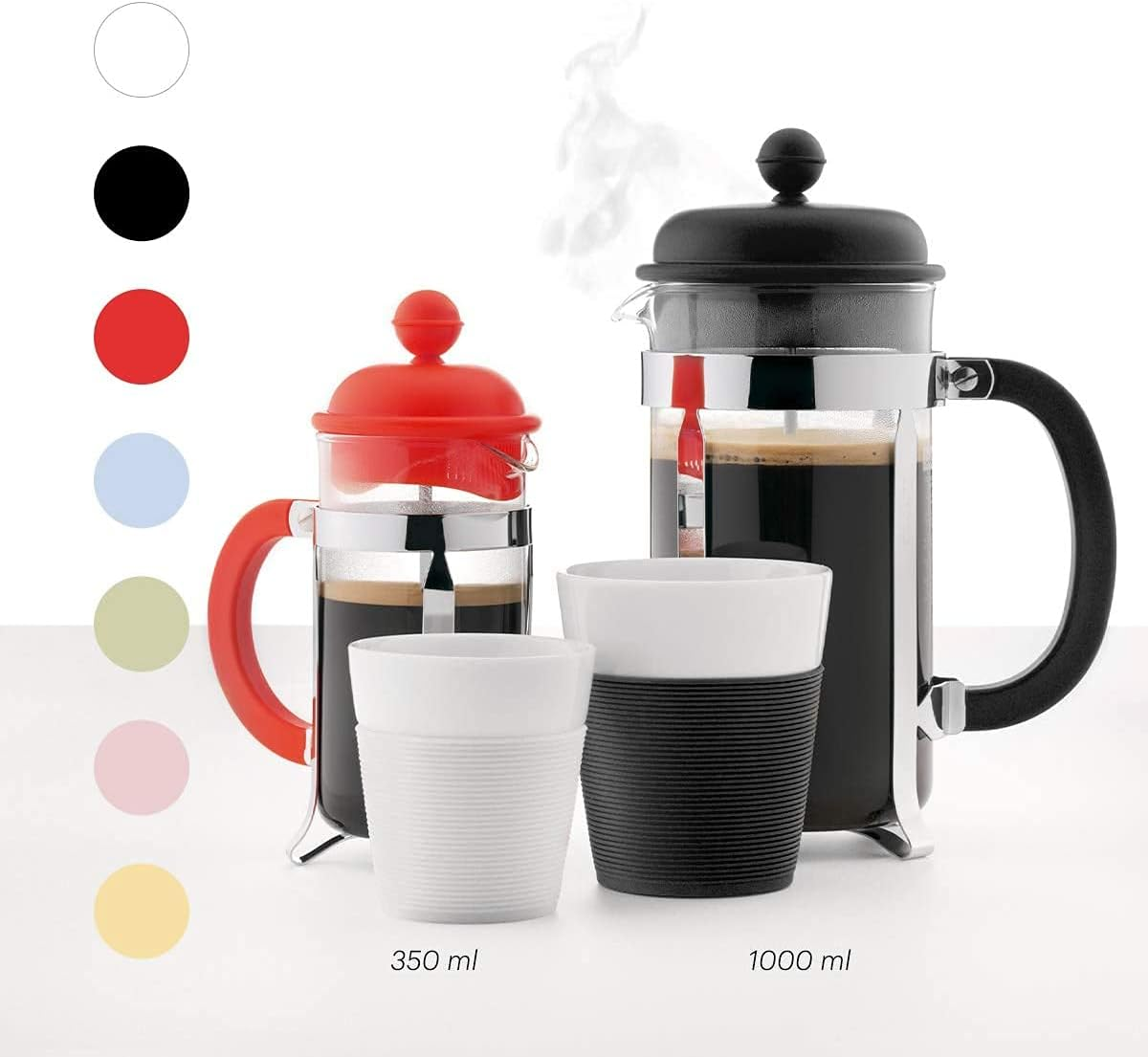 Bodum French Press, Caffettiera Black, 350Ml, 1913-01
