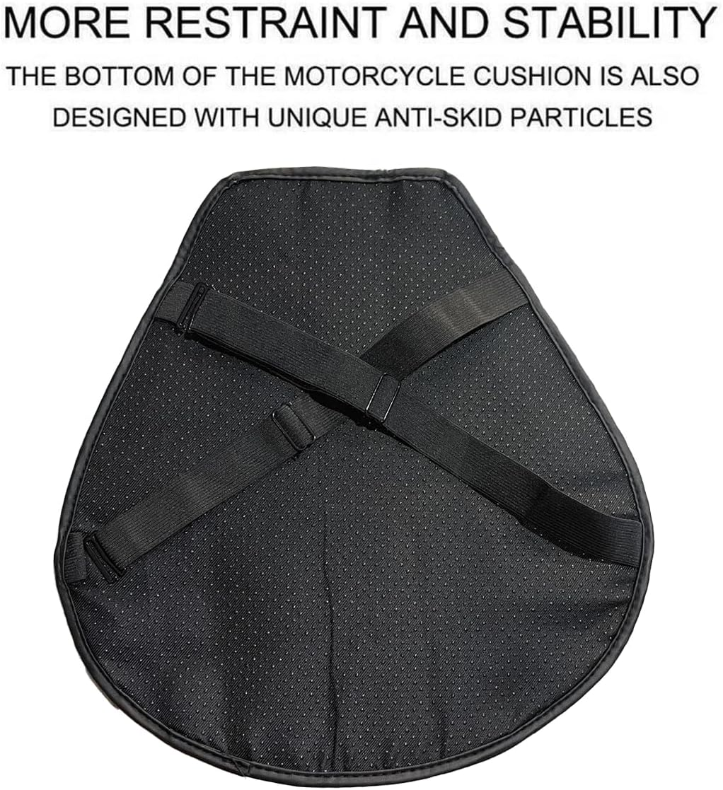 AIMALL Lycra Motorcycle Seat Cushion Waterproof Breathable Anti-Slip Cover for Electric Scooter Moped No.9 Calf Bike Seat Accessories 14.17X5.71X13.38In image number 4