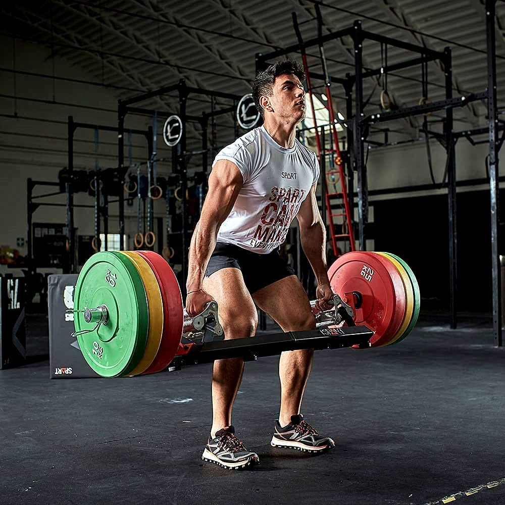 HCE Olympic Bumper Barbell Weight Plates High-Quality Rubber Bumper Plates with Steel Hub - Bodybuilding, Strength Training, Weightlifting, Crossfit Fitness Gym Equipment image number 2