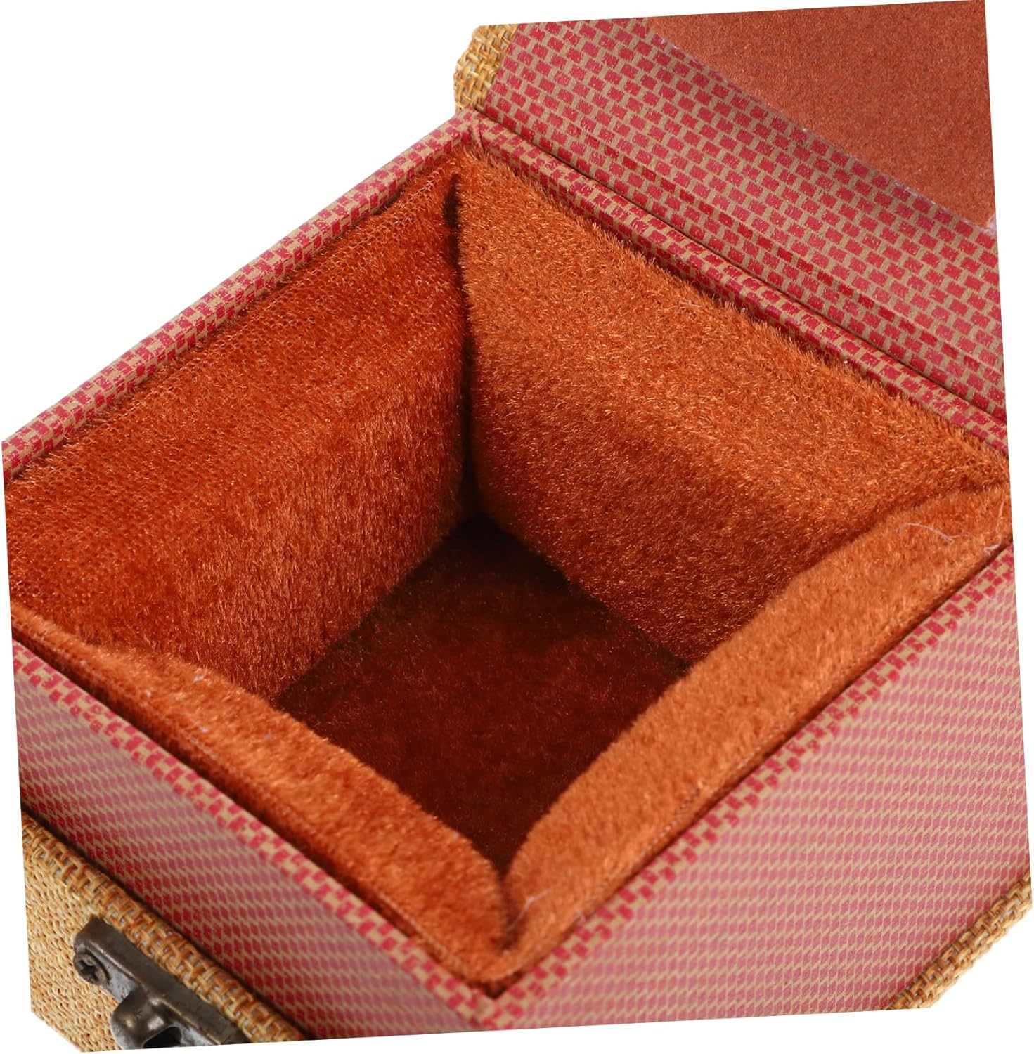 Jojofuny Treasure Chest Jewelry Box Painting Ink Box Calligraphy Seal Painting Vintage Lid image number 2