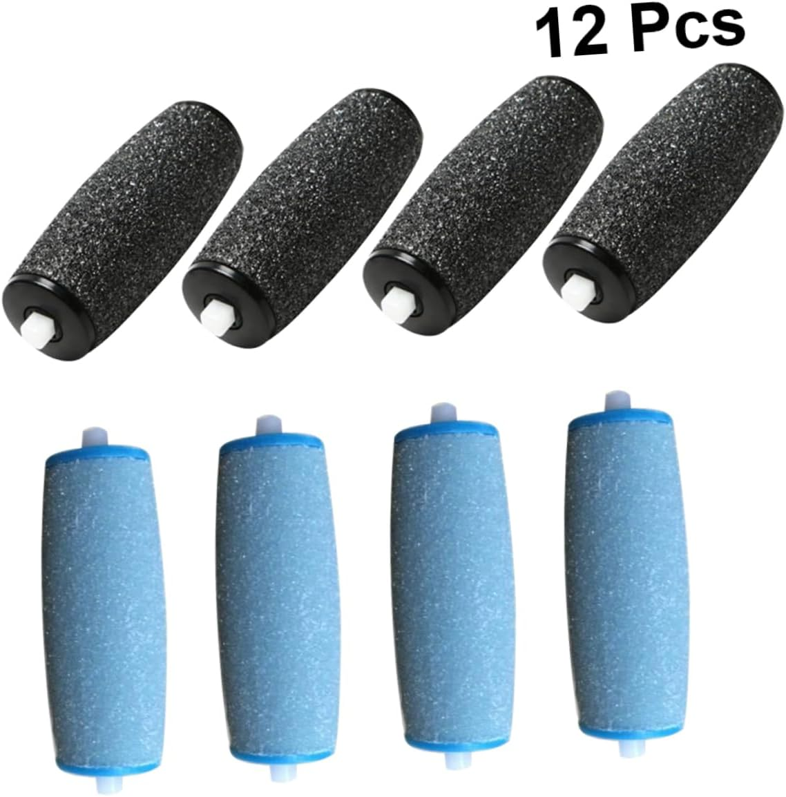 BIUDECO 12Pcs Foot Roller Heads Replacement Coarse Roller Refill Heads for Foot File Heel Smoother Accessory image number 6