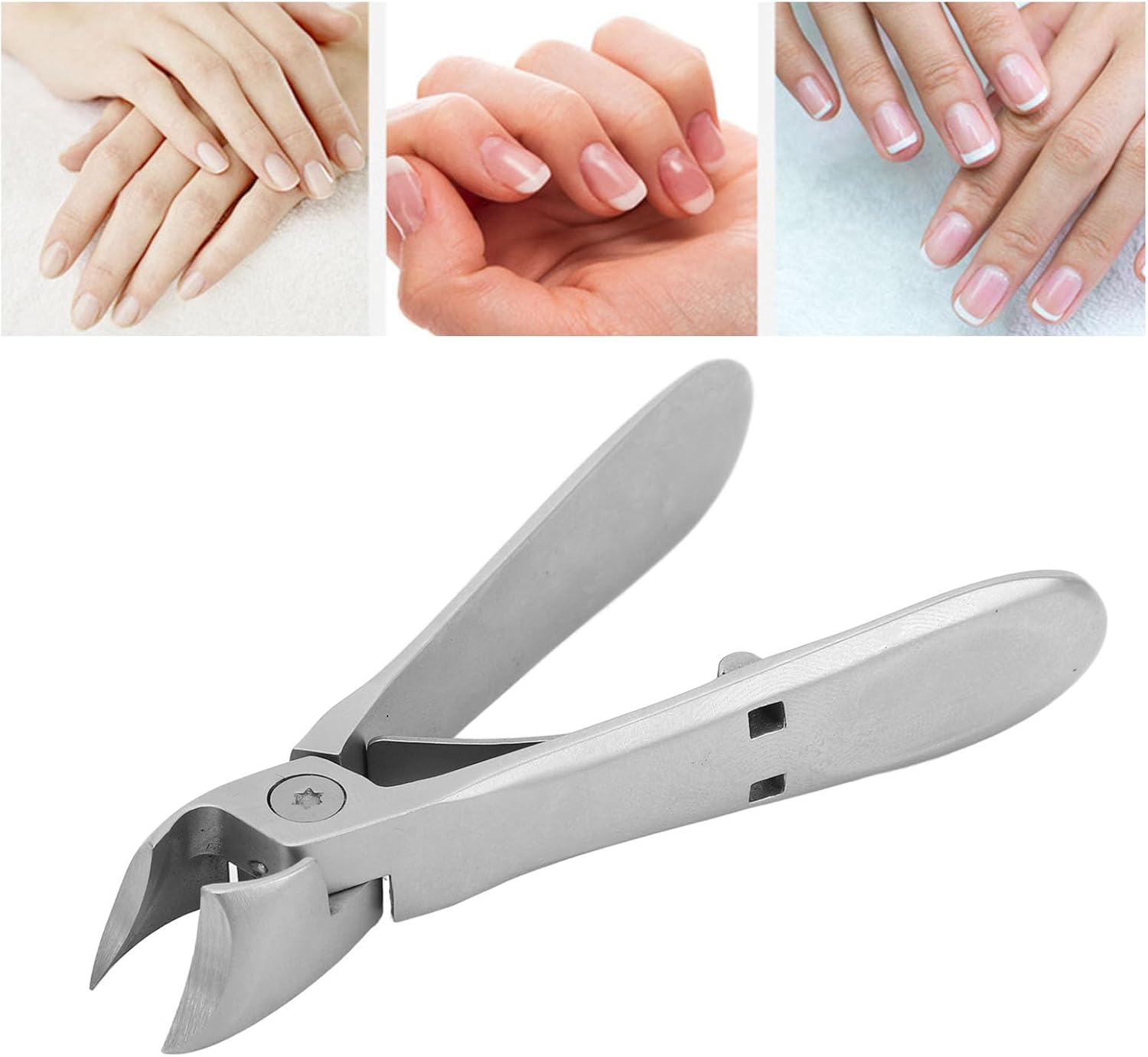 Toenail Clippers for Thick Toenails, Upgrade Slanted Angled Fingernail Clipper, Heavy Duty Large Nail Cutter for Thick Ingrown Nails, Manicure, Pedicure, Men & Women image number 2