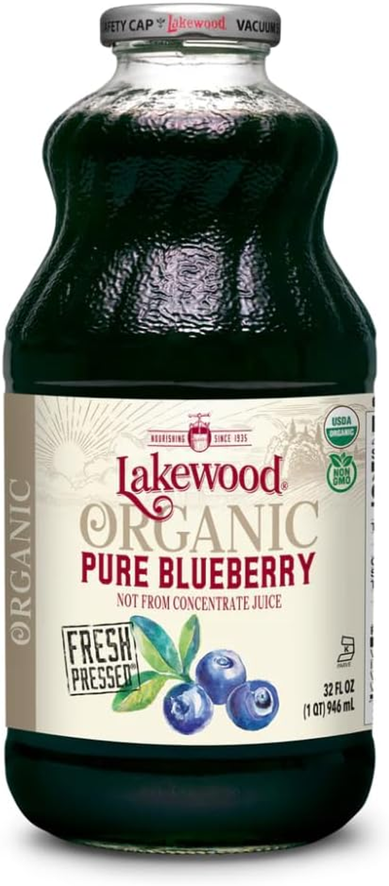Lakewood Organic Pure Pomegranate Juice 946Ml image number 3