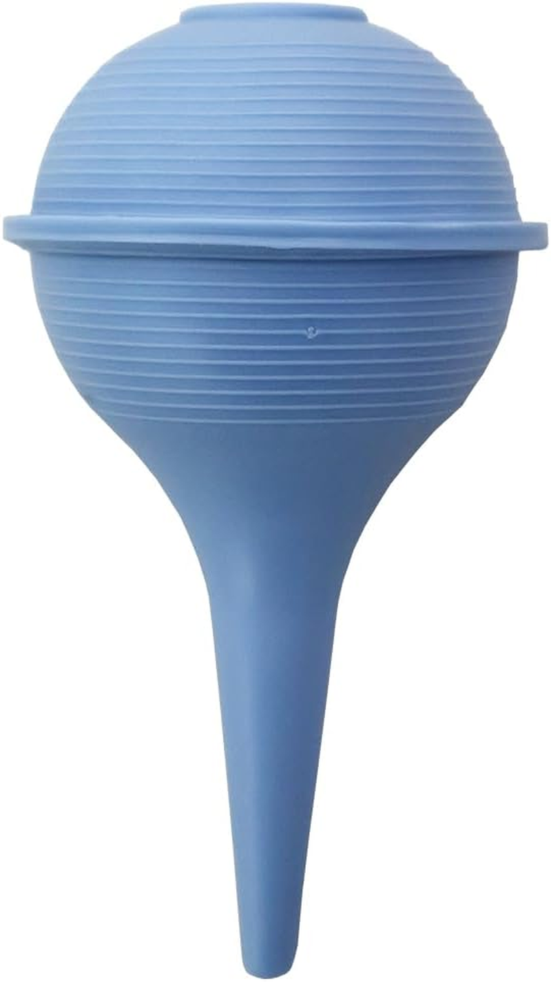 Livingstone Ear Syringe Suction Bulb and Nasal Aspirator 60Ml PVC Latex Free Sky Blue Sterile Single Pouch