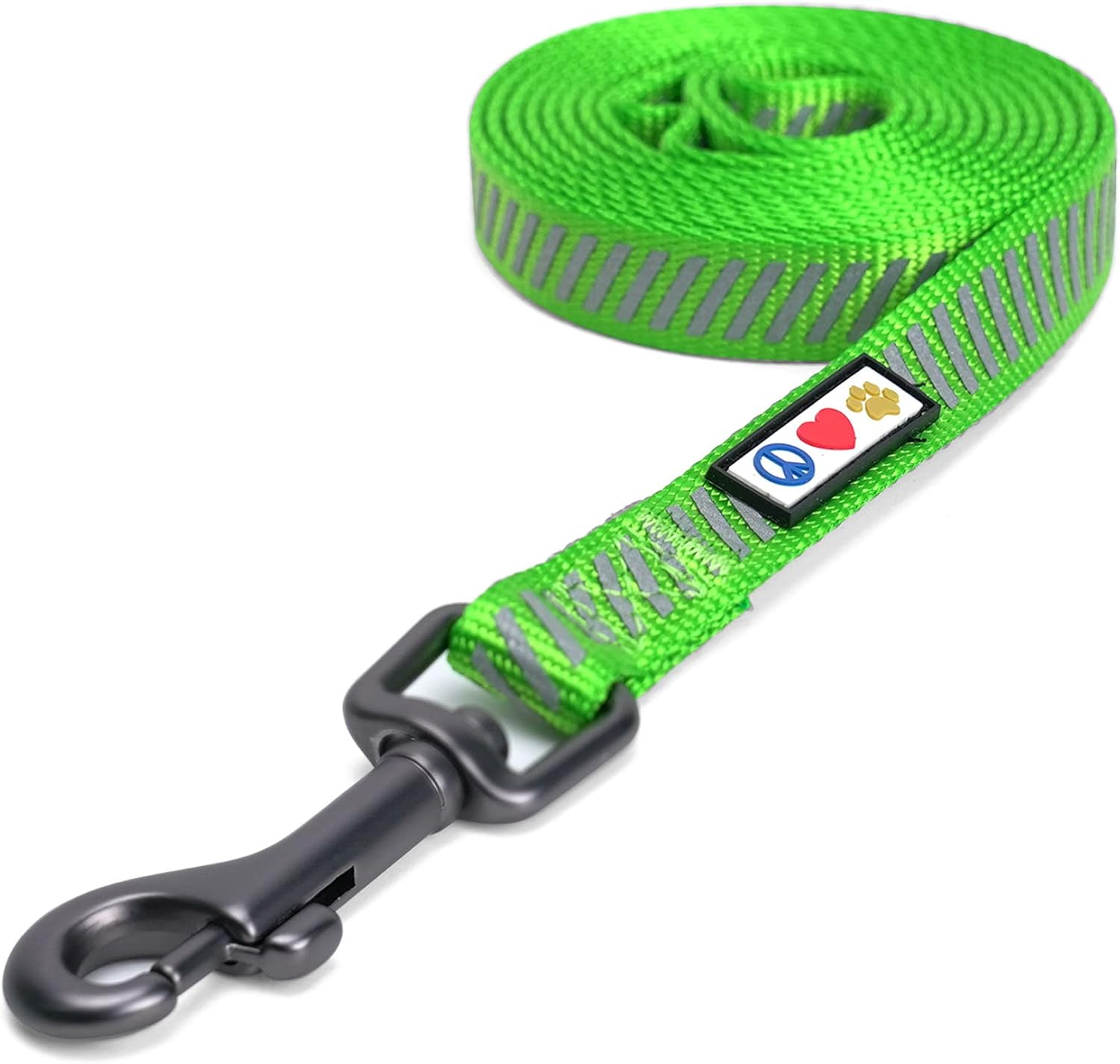 Pawtitas Traffic Puppy Leash Reflective Dog Leash Comfortable Handle Highly Reflective Threads Heavy Duty Dog Training Leash 6 Ft Dog Leash Extra Small Xs/Small S Orange