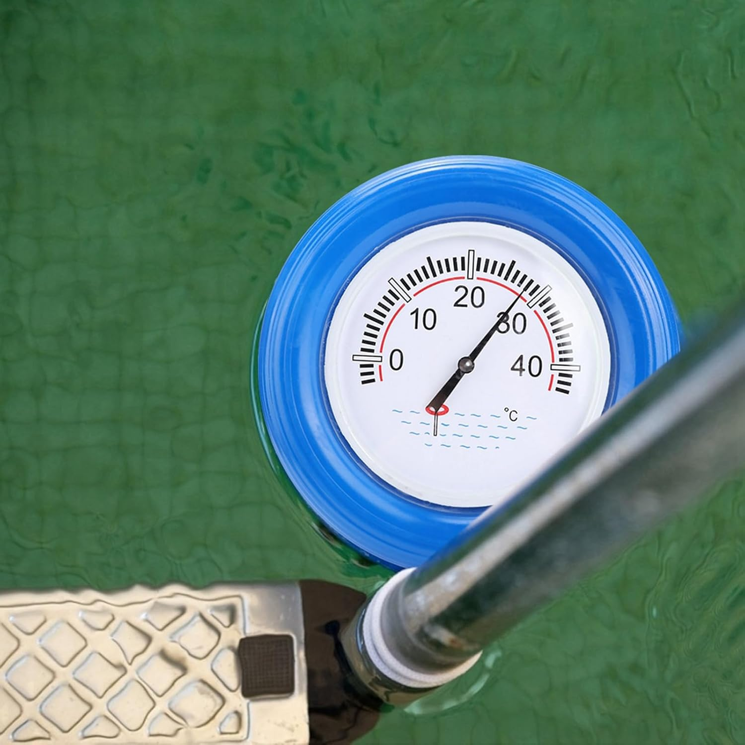 Cryfokt Premium Pool Thermometer for Accurate Water Temperature Testing - Waterproof Floating Thermometer for Pools, Spas, and Hot Tubs - Lightweight and Compact Design Suitable for Indoor And