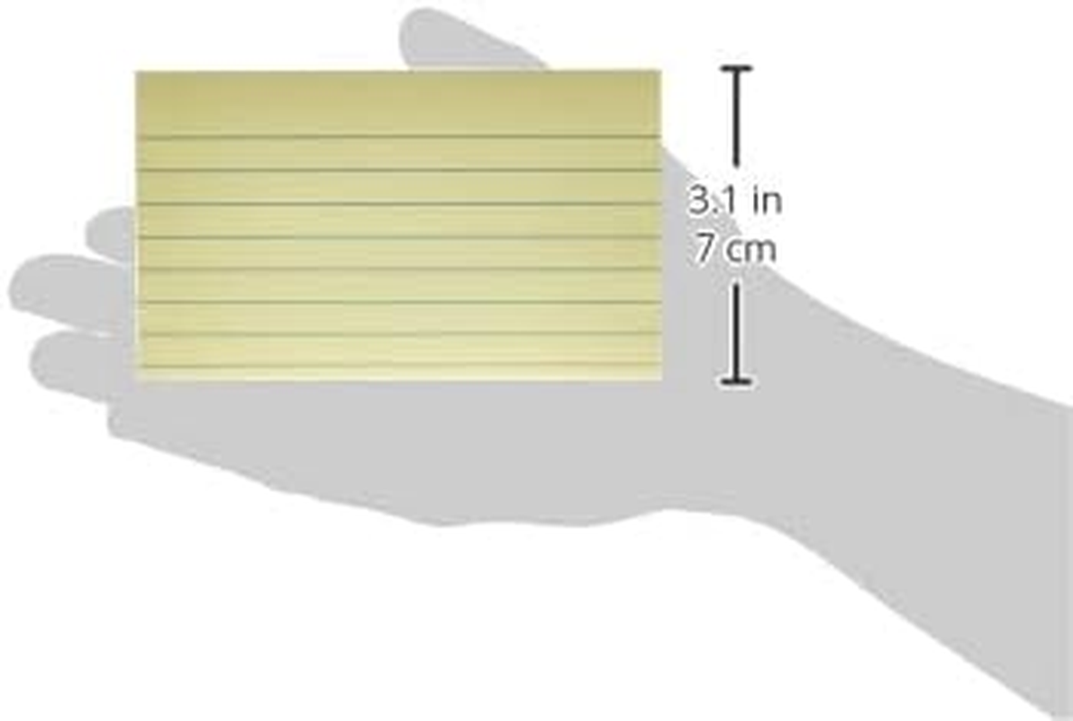 Post-It Notes 76Mm X 127Mm Canary Yellow Lined image number 3