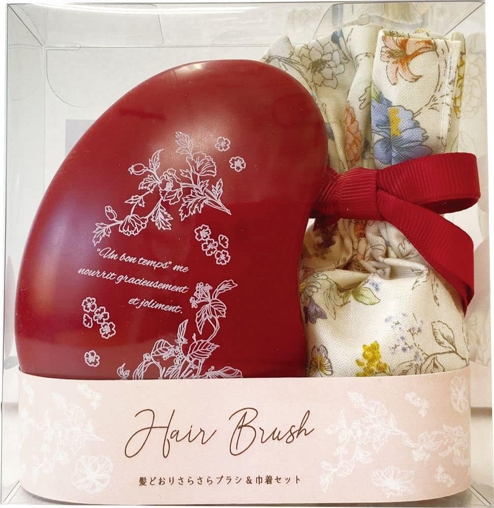 Cozy Company RD 172112 Hair Brush Gift Set, Present, Smooth Brush & Drawstring Gift