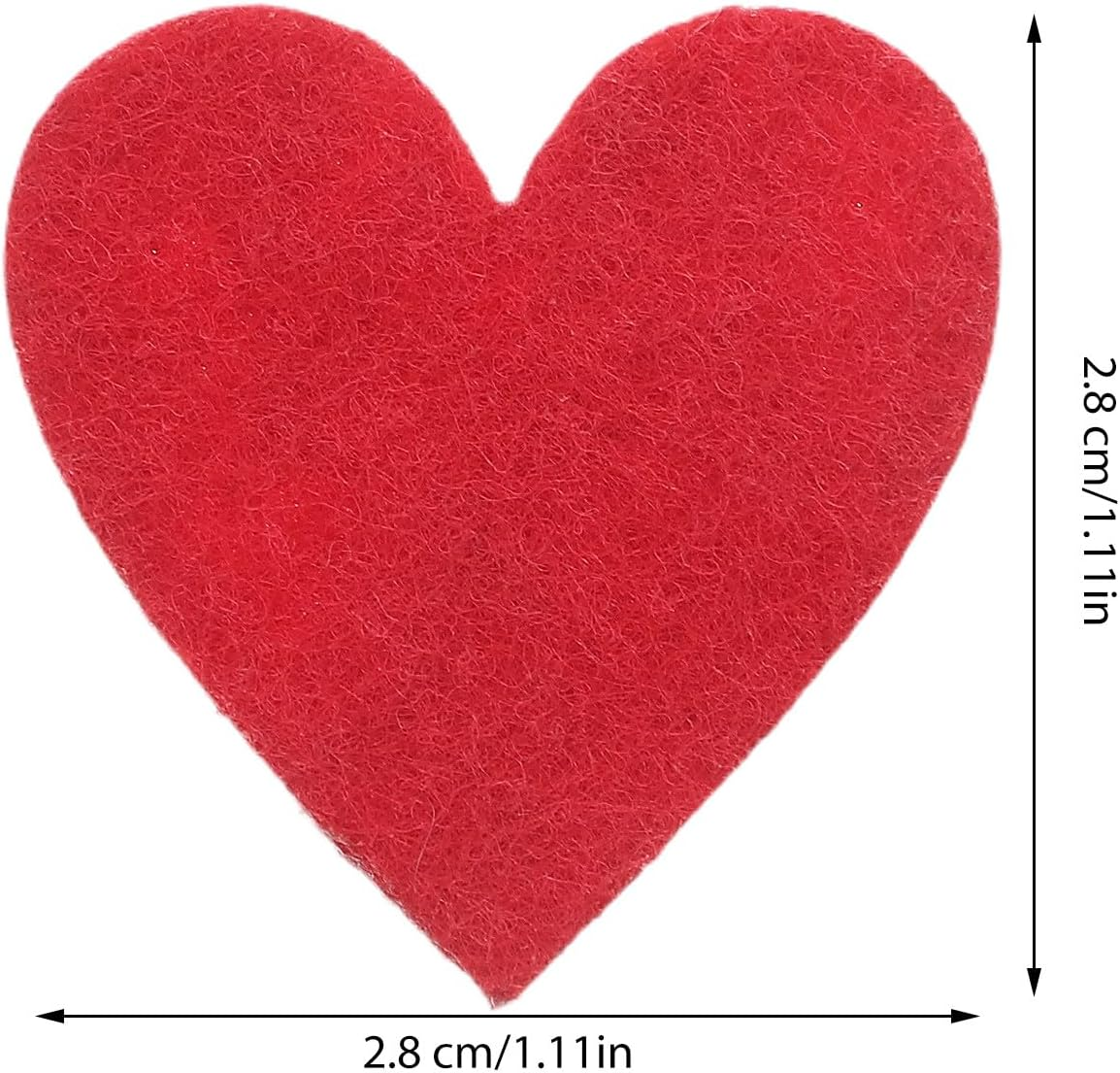 Ciieeo 200Pcs Red Felt Hearts 2.9Cm DIY Heart Confetti for Valentine&rsquo;S Day Decorations, Cake Toppers, Hanging String Garlands and Home D&eacute;cor Accents image number 6