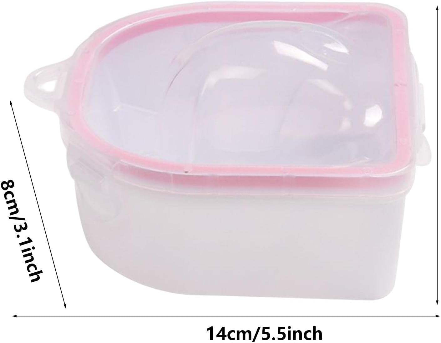 Nail Soak off Bowl | Double-Layer Gel Remover for Nails Bowl | Gel Polish Dip Powder Remover for Salon Home, Tool for Salon Home Nail image number 3