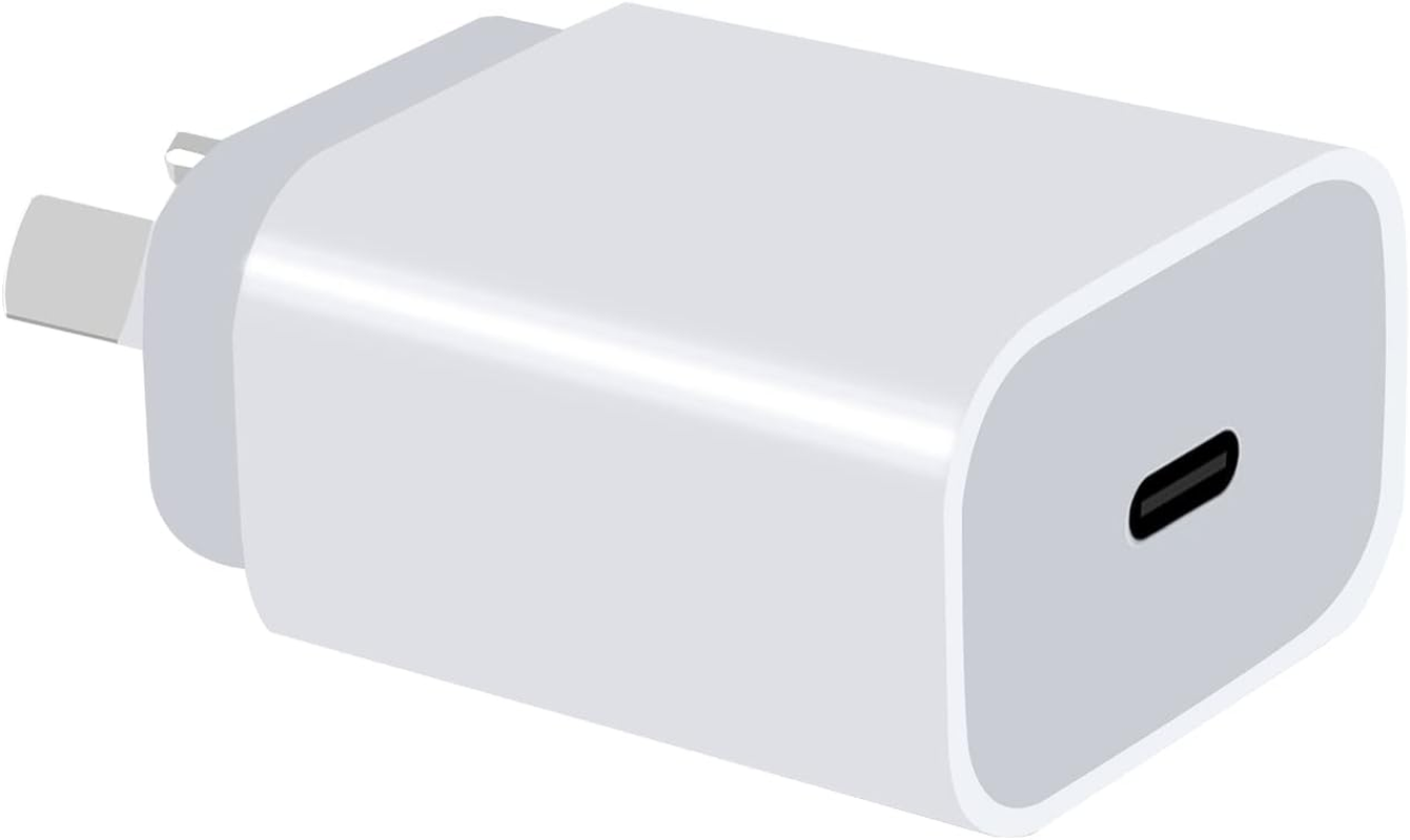 USB C Wall Charger PD QC 3.0 Mobile 20W Type C Quick Fast Charging Adapter for Phone Sam-Sung Phone Wireless Charger Au Plug SAA Approval image number 1