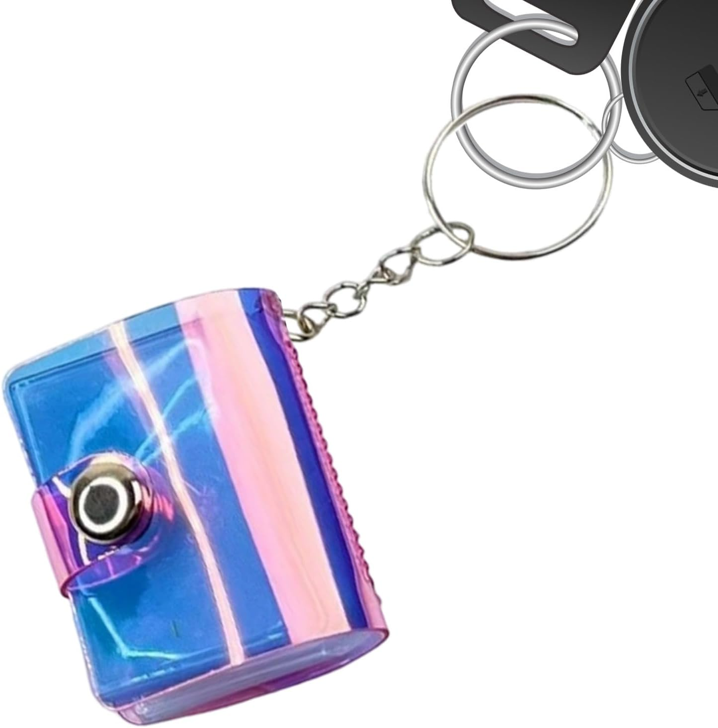 Generico Photo Album Keyring - Keyring with Cut-Out Collection, Photo Archive with Pendant | for Wedding, Friendship, Graduation, St, Holidays, and Christmas