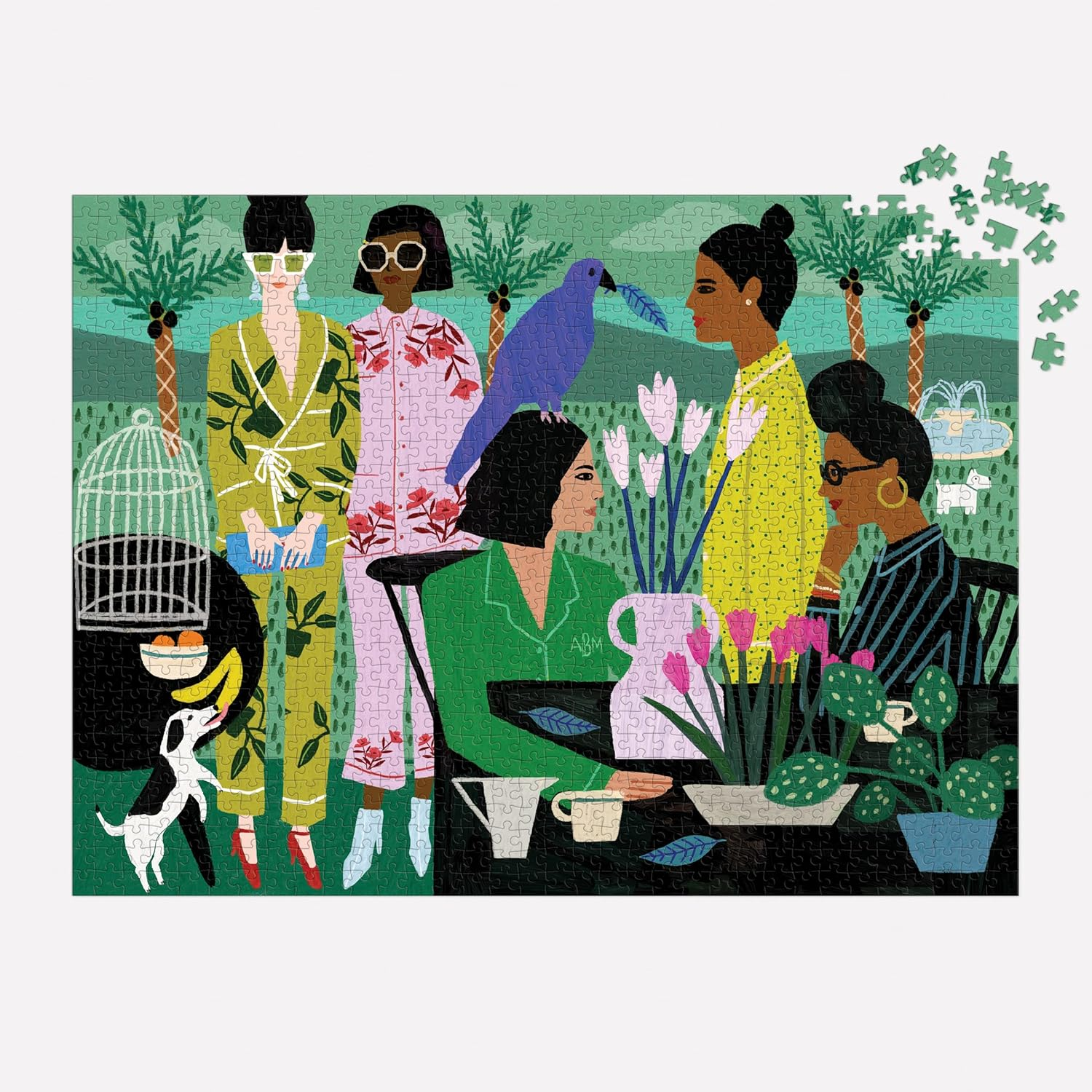 Pajama Mamas 1000 Piece Puzzle: 1000 Piece image number 4