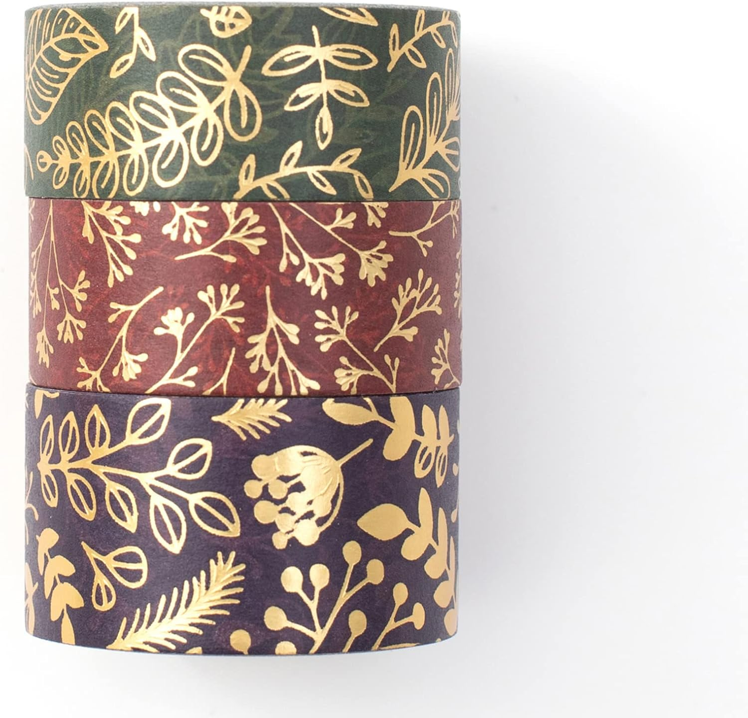 YUBBAEX Gold Veins Washi Tape Gorgeous Foil Masking Tape Set Decorative for Arts, DIY Crafts, Journal Supplies, Planners, Scrapbook, Card/Gift Wrapping (Gilding Flows)