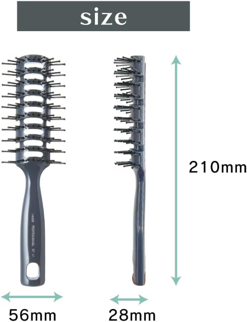 Vess Industrial VP-80 Ceramic Styling Brush, Made in Japan, Hair Brush