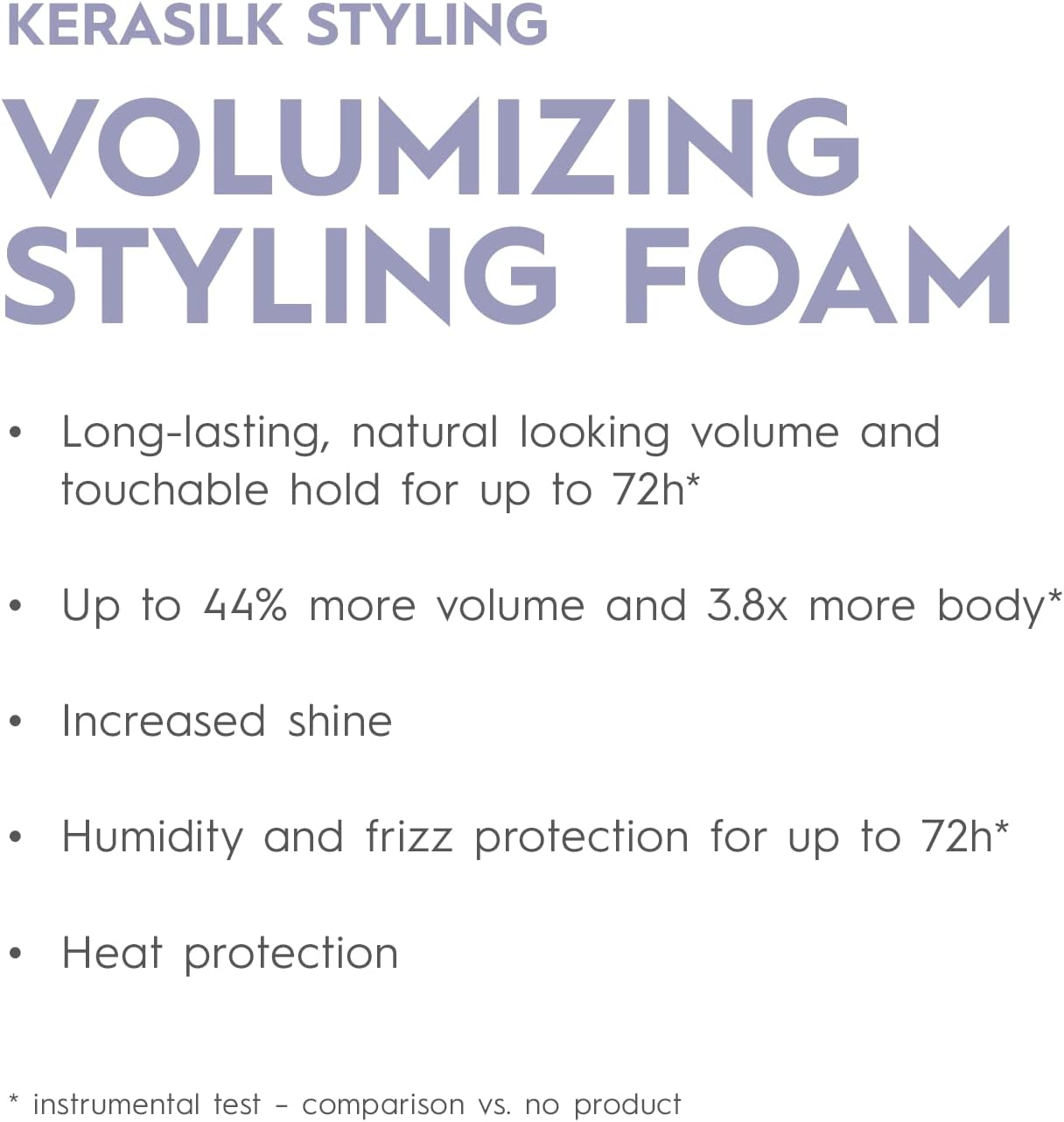 Kerasilk Styling, Volume Styling Foam for Fine, Weigheless Hair, 150 Ml image number 4