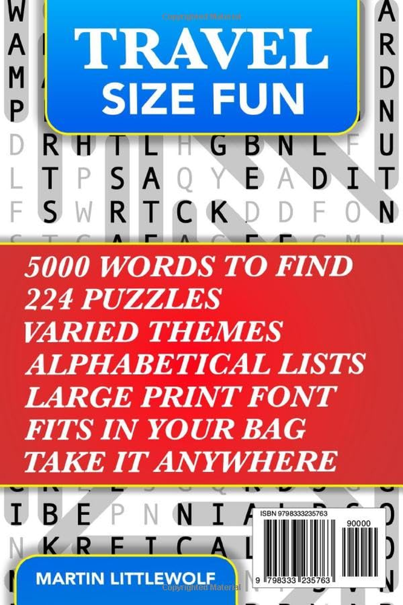 Big Book of Large Print Word Search Puzzles: 5000 Words - 224 Themed Puzzles - for Adults, Seniors, and Teens image number 1