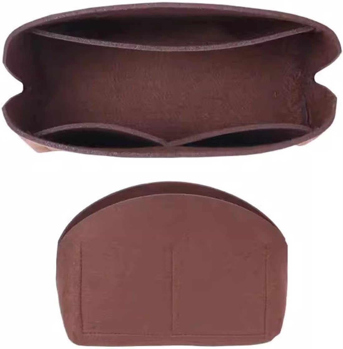 XIAOYIBAIHUOUK Bag Storage Insert for LV ALMA Handbags Liner Bag Handbag Organizer Insert Wallet Lining Storage Bag(Red A,Alma BB)