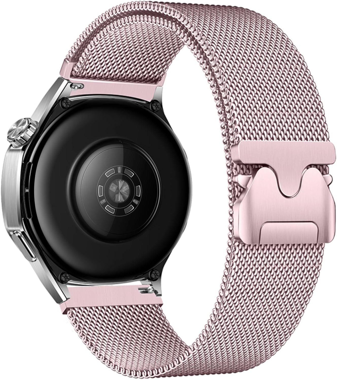 Magnetic 22Mm Watch Band Stainless Steel Compatible with Huawei Watch GT 5 GT 4 46Mm Metal Strap Huawei Watch 4 Band for Gtr,Venu 3,Vivoactive 4 Mesh Loop with Parachute Clasp