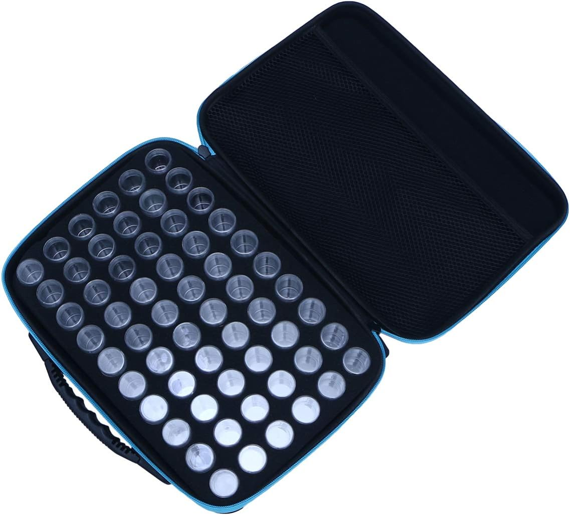 Baluue Travel Toiletries Bottles Case Slots Essential Oil Storage Box Small Compartments for Beads Earrings Jewelry image number 1