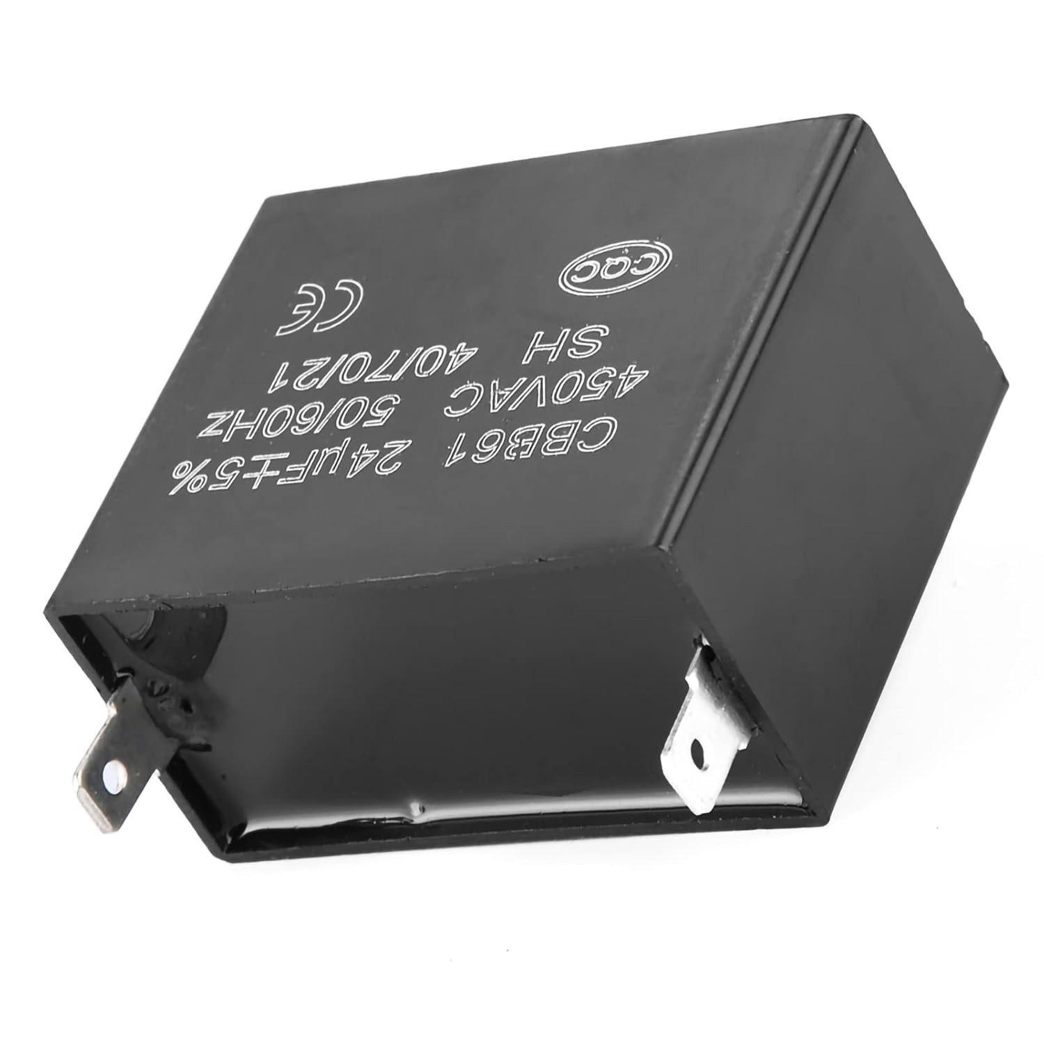 CBB61 Starting Capacitor Generator 450V AC 24Uf 50/60Hz UL/RU Listed Brushless Gas Generators Black Plastic image number 5