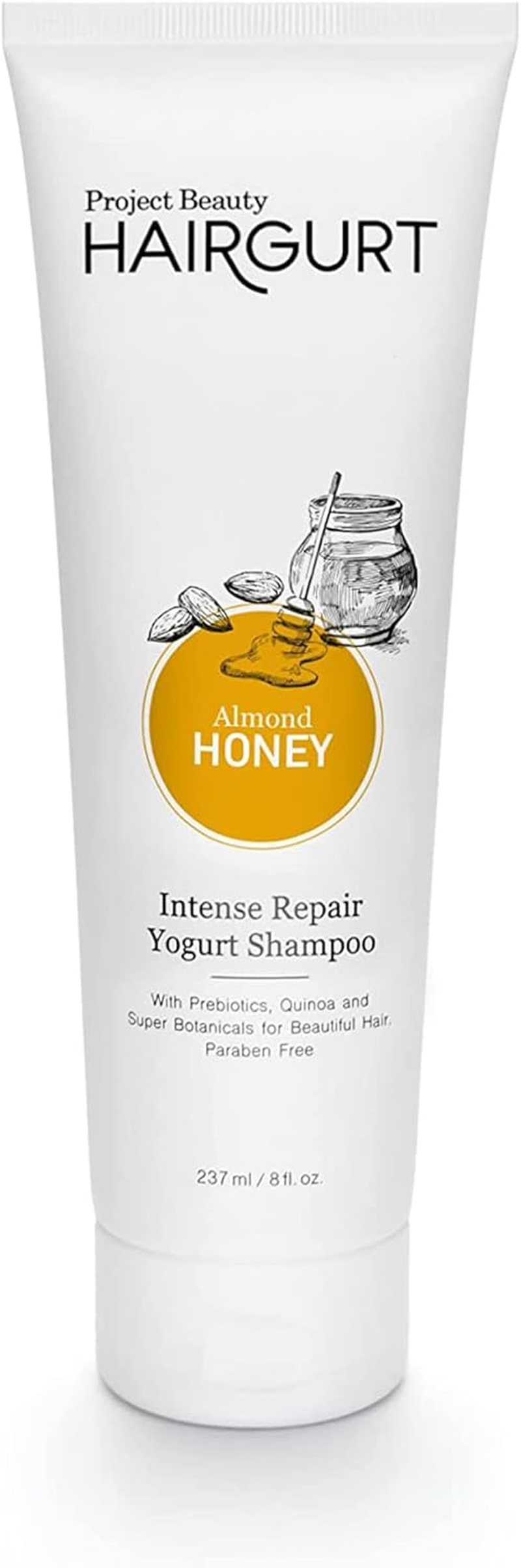 Hairgurt - Intense Repair Yogurt Shampoo Almond Honey - 8 Fl. Oz. image number 3