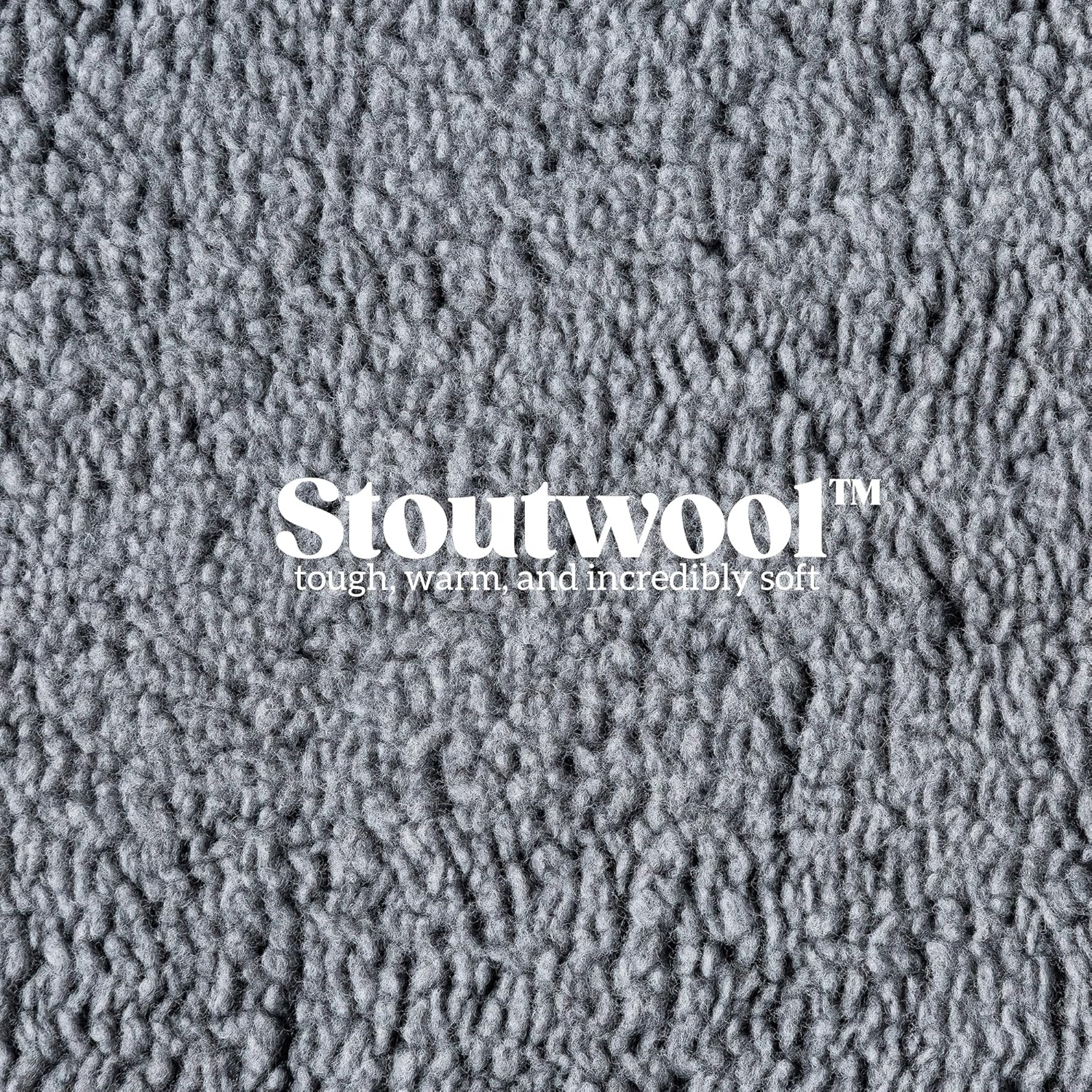 Stoutwool Chew Proof Dog Bed - round Chew Resistant Dog Bed - Fluffy Pillow Bed for Aggressive Chewers - Durable - Washable - Ideal for Large Breeds - 91Cm, Charcoal