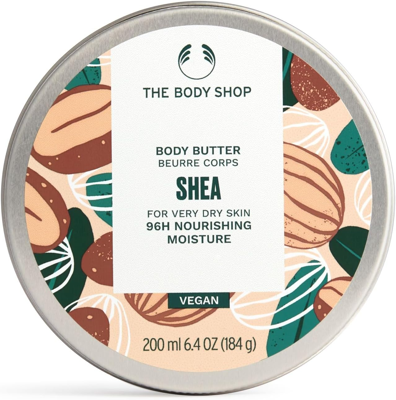 The Body Shop Shea Body Butter &ndash; Hydrating & Moisturizing Skincare for Very Dry Skin &ndash; Vegan &ndash; 6.4 Oz