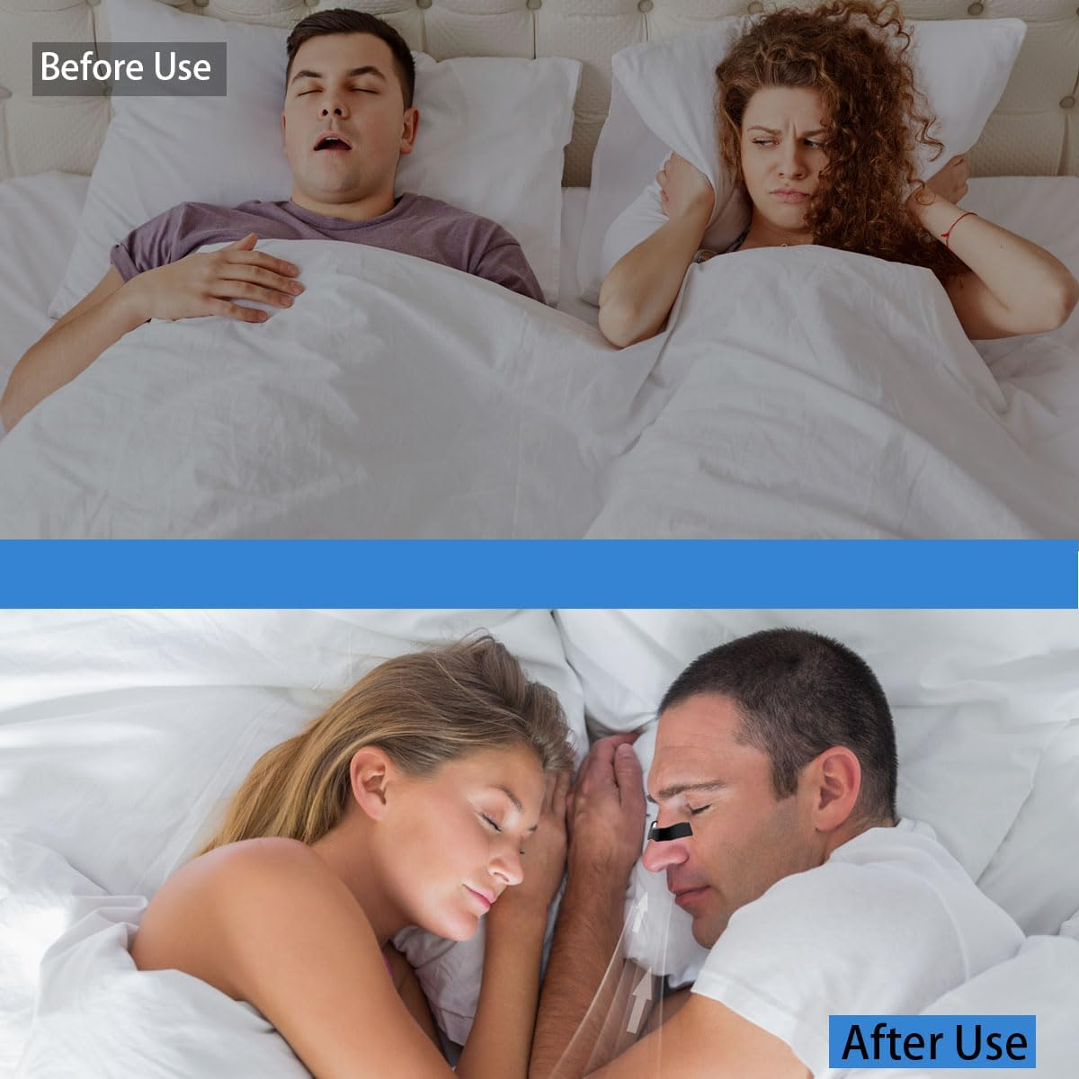 30Pcs Breathe Magnetic Nasal Strip anti Snoring Breathing Nasal Strips Sleep,Improve Oxygen Flow anti Snoring Nasal Strips for Men & Women&ndash; for Better Breathing, Sleep & Exercise, All-Night Comfort image number 4