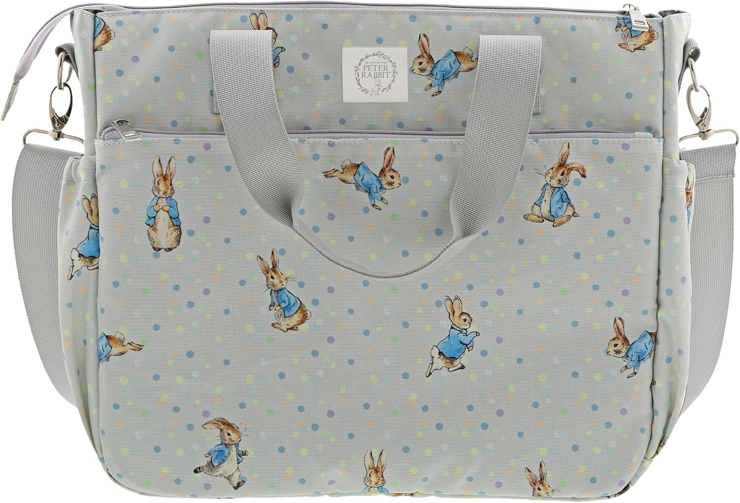 Beatrix Potter Peter Rabbit Nappy Bag, Gray, 39Cm image number 1