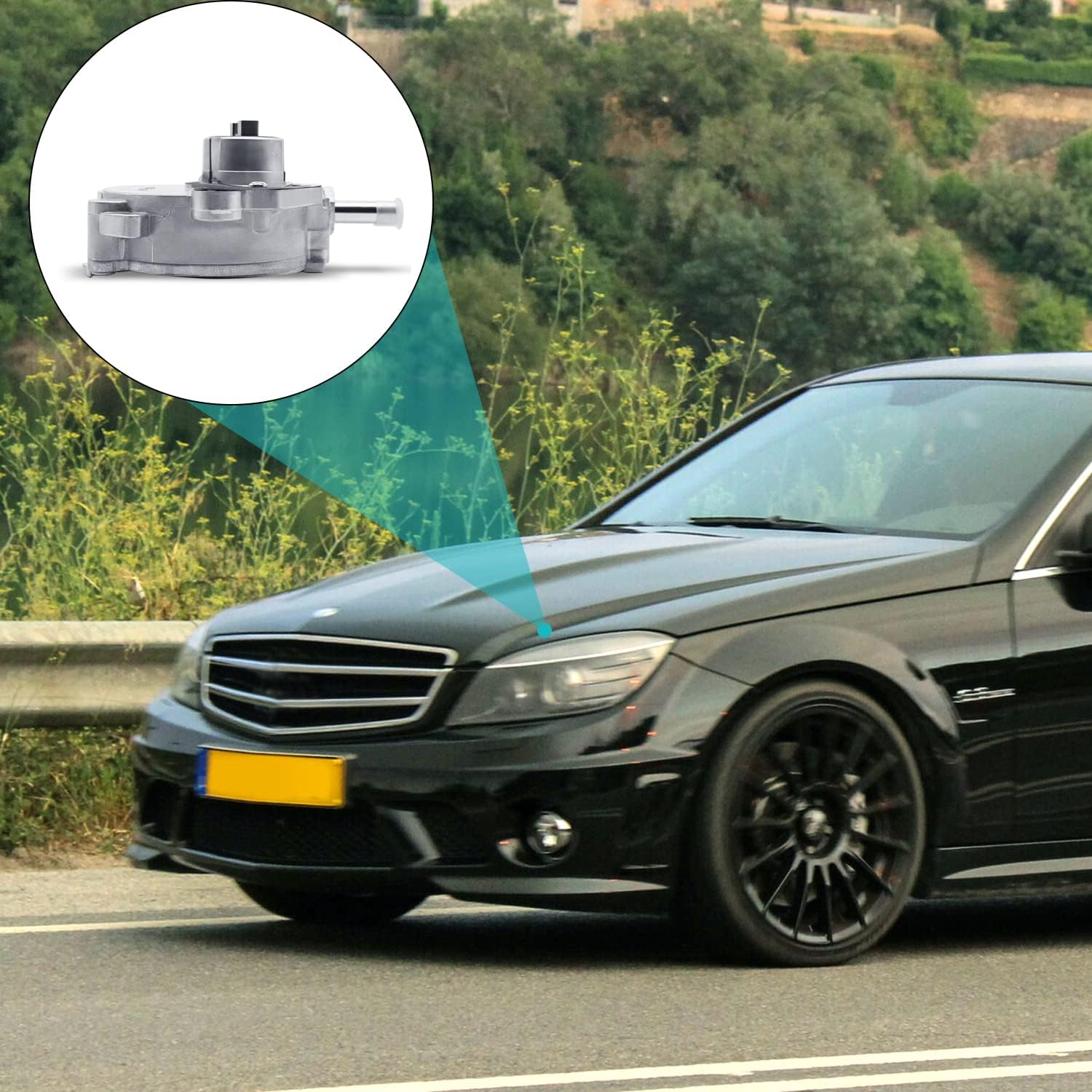 AULINK Vacuum Pump 2712301665 OE Replacement for 2012-2015 Mercedes Benz C250 SLK250 W204 R172 1.8L image number 4