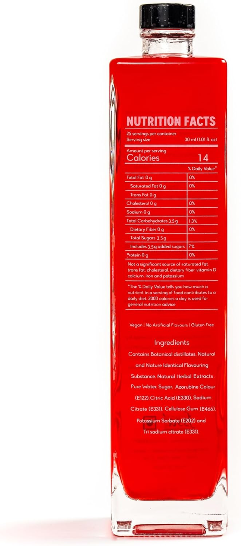 Sakurafresh Italian Red Bitter Liqueur| Zero Alcohol Liqueur, Award Winning-Three Global Medals|Use in Garibaldi, Italian Old Fashioned|Drink as Straight Pour or in Cocktails image number 4