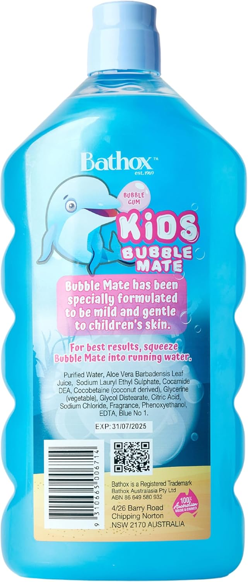 Kid Bubble Bubblegum Bath for Kids, 1 L image number 1