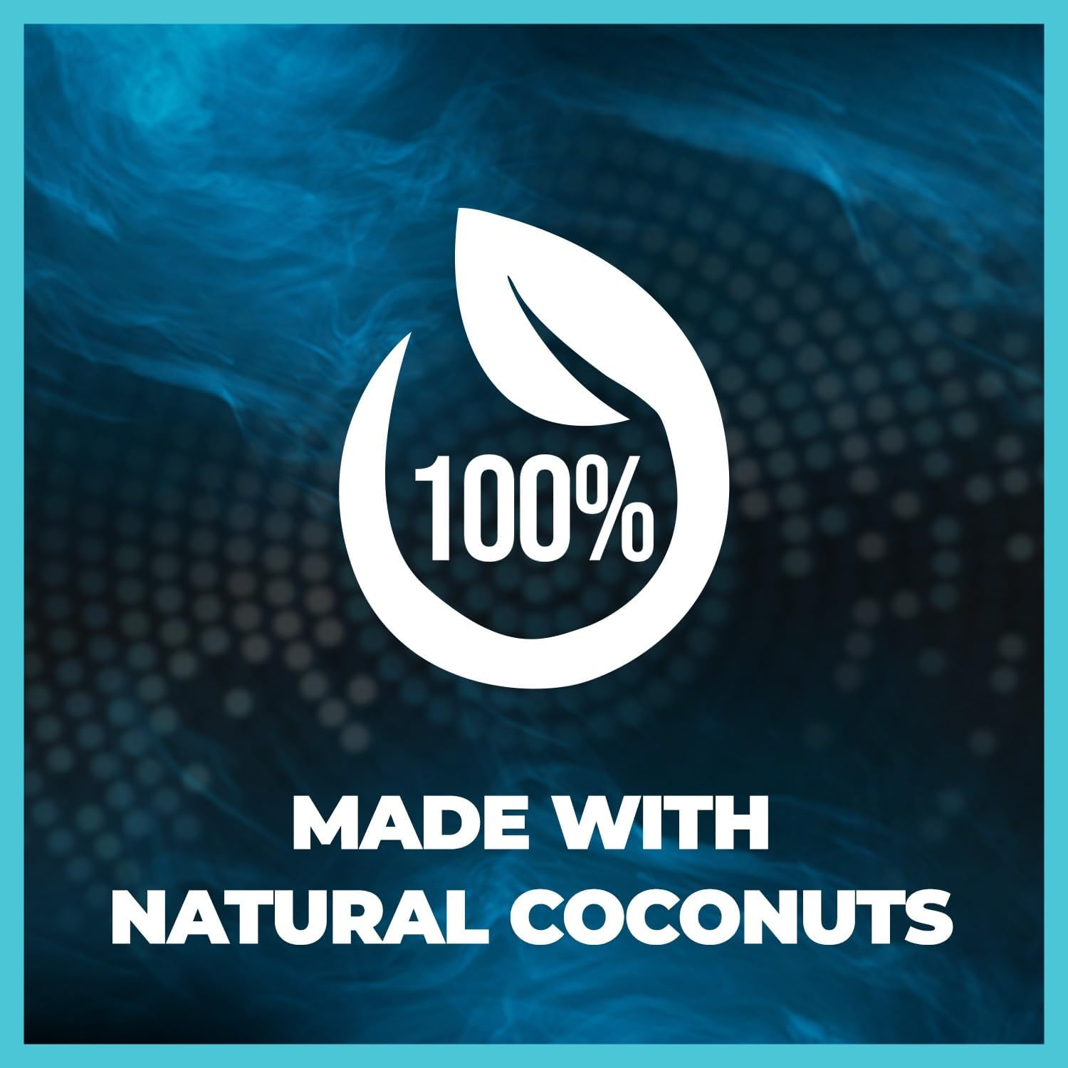 Premium Coconut Shisha Charcoal Coal (22Mm Cubes) for Hookah BBQ 1 Kg - 96 Pieces - Nicotine Free