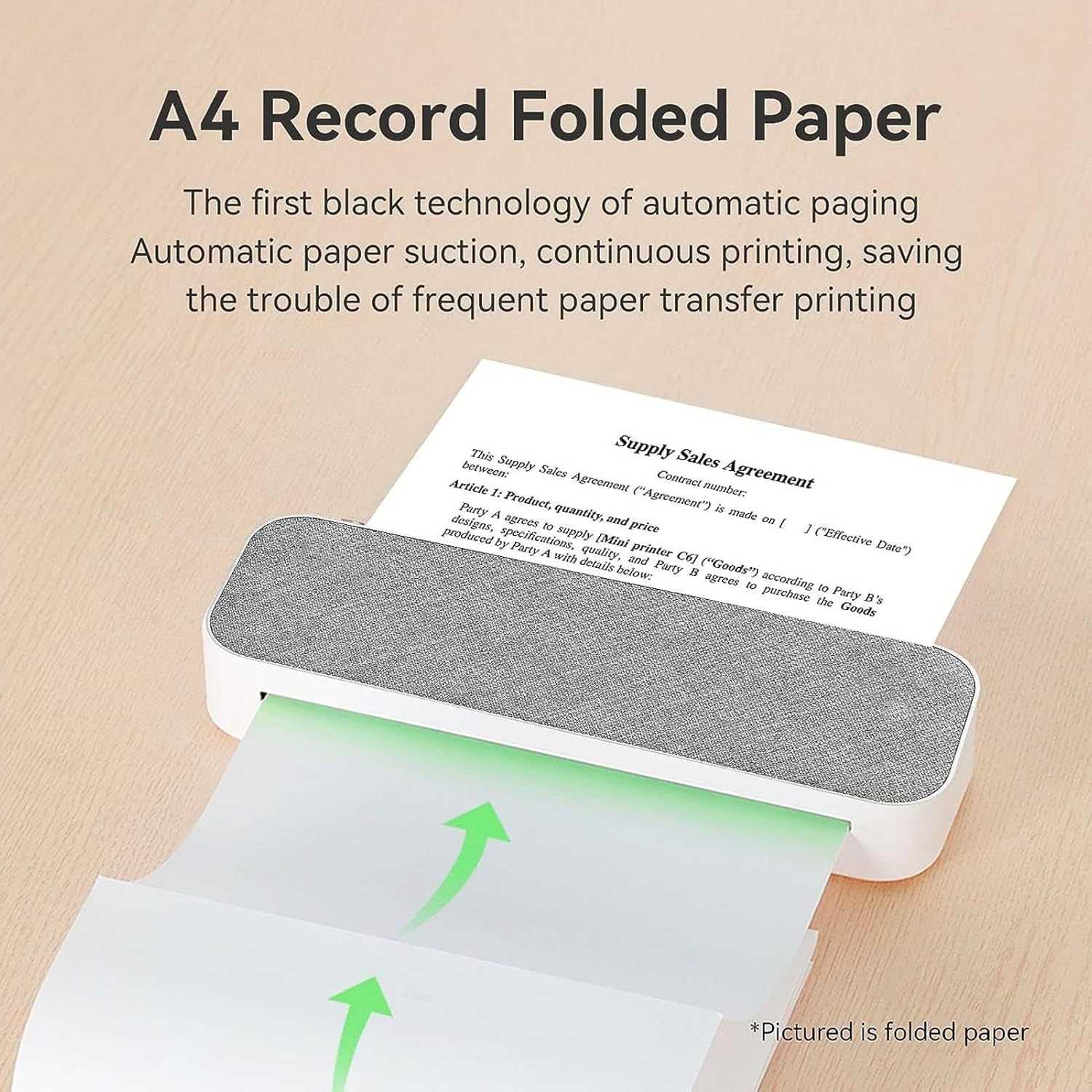 2 Rolls A4 Thermal Printer Paper 210X30Mm Refill for Printing Sketches Invoices and More Ideal for Use with Thermal Printers for Clear and Reliable Prints Great for Office Business
