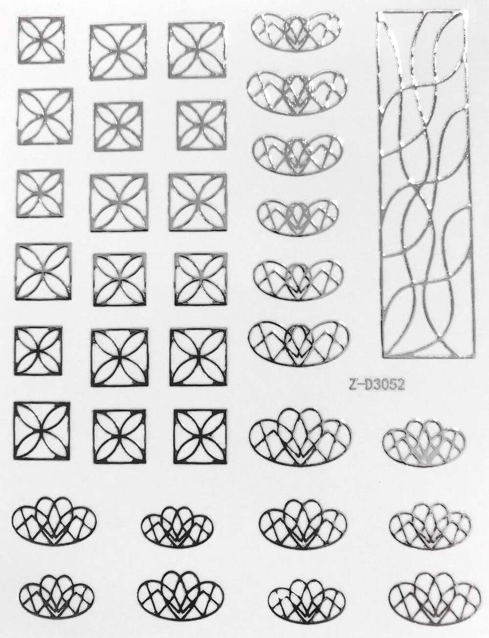 Nail Art Stickers LINES Collection image number 1