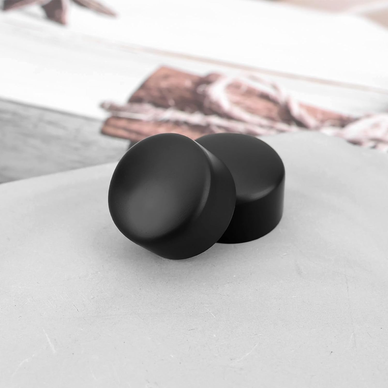 Ecsing 10Pcs Axle Nut End Caps Wheel Nut Caps Bolt Covers 1/2" Flat Head Hex Socket Cover Protectors for Rollator Walker Compatible with Drive R726 R728