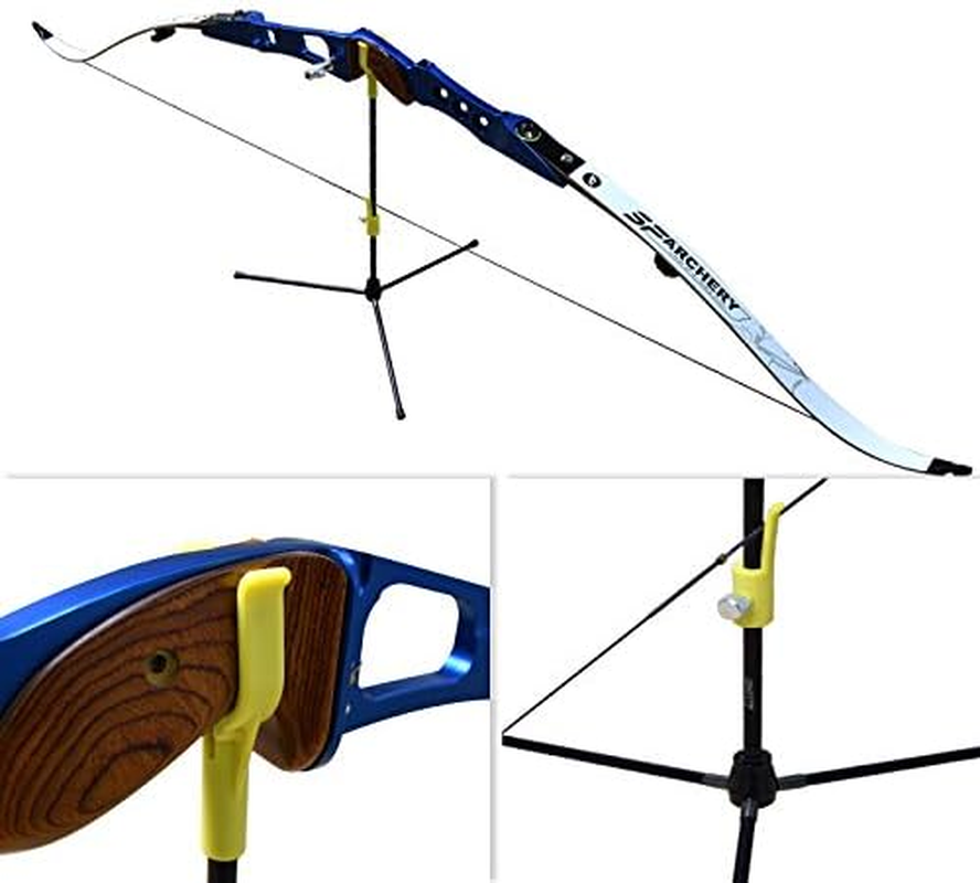 YLS Archery Bow Stand Recurve Bow Compound Bow Stand Rack Holder Legs 18.9" Height - Dark Blue image number 3
