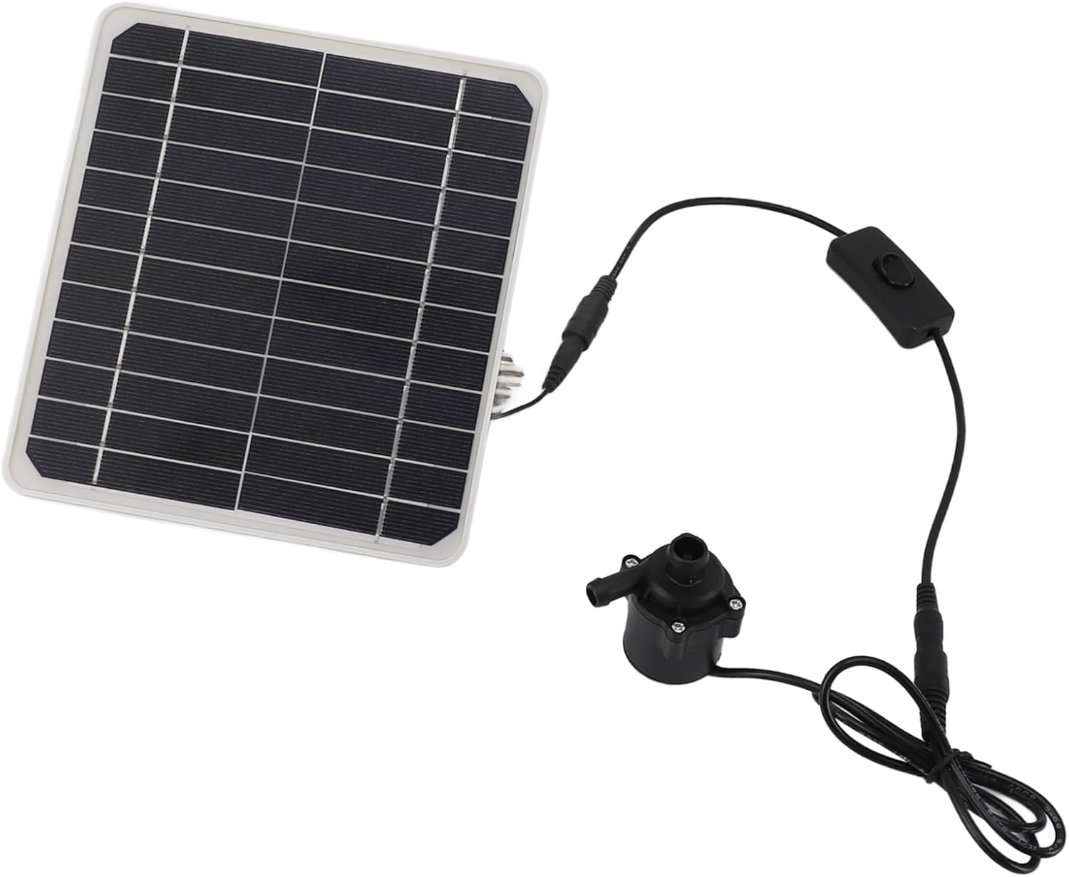 High-Power 50W Solar Fountain Kit with Unique Design for Efficient Water Output, Suitable for Bird Bathing Fish Tanks, ABS Material
