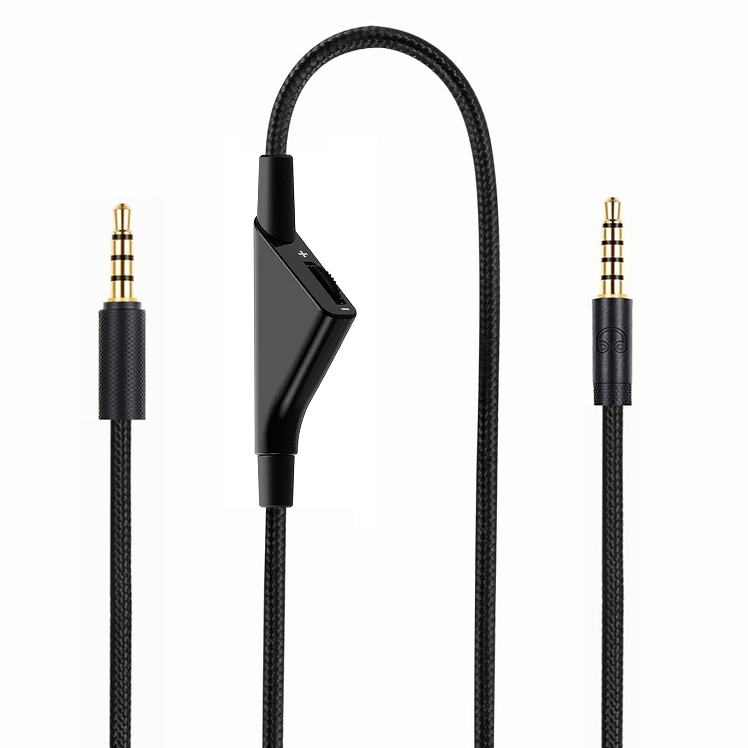 G Pro X Cord, Detachable Gaming Headset Cable Replacement for Logitech G Pro / G433 / G233, 3.5Mm(1/8") Nylon Braided Wire with Inline Mute Switch and Volume Controller, 6Ft Long image number 2