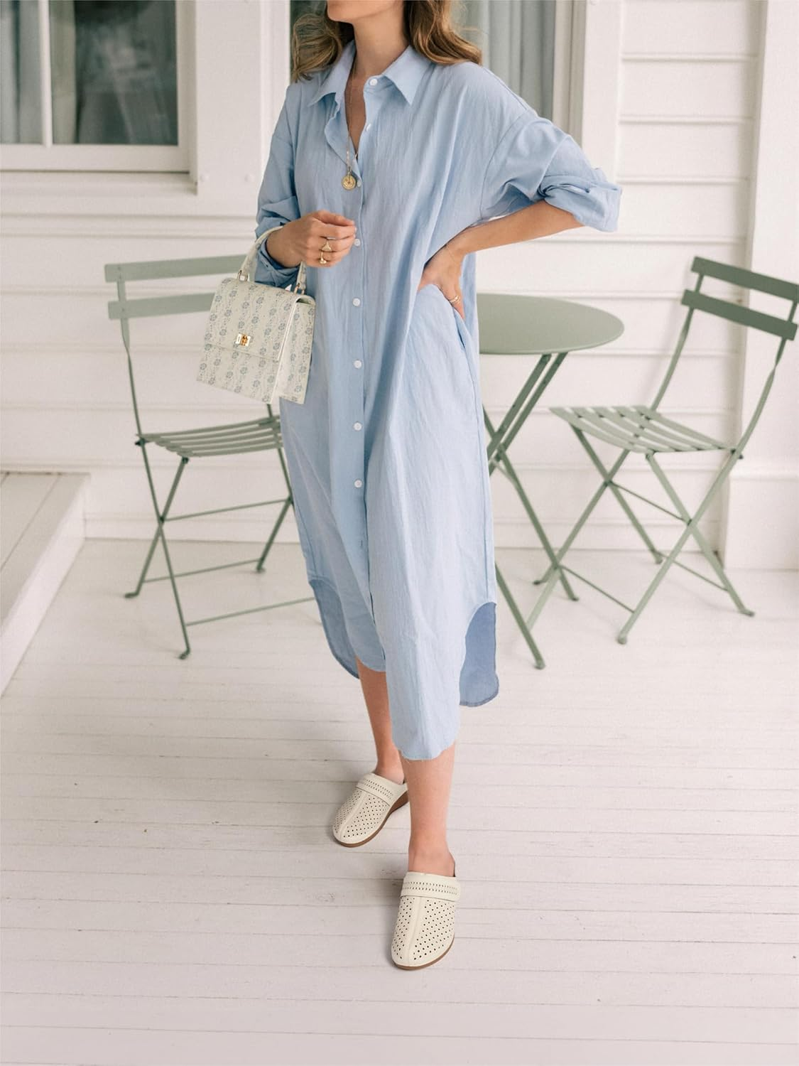 TEMOFON Mules for Women Slip on Sandals: Comfortable Clogs with Arch Support Leather Flats Closed Toe Sandals Shoes image number 5