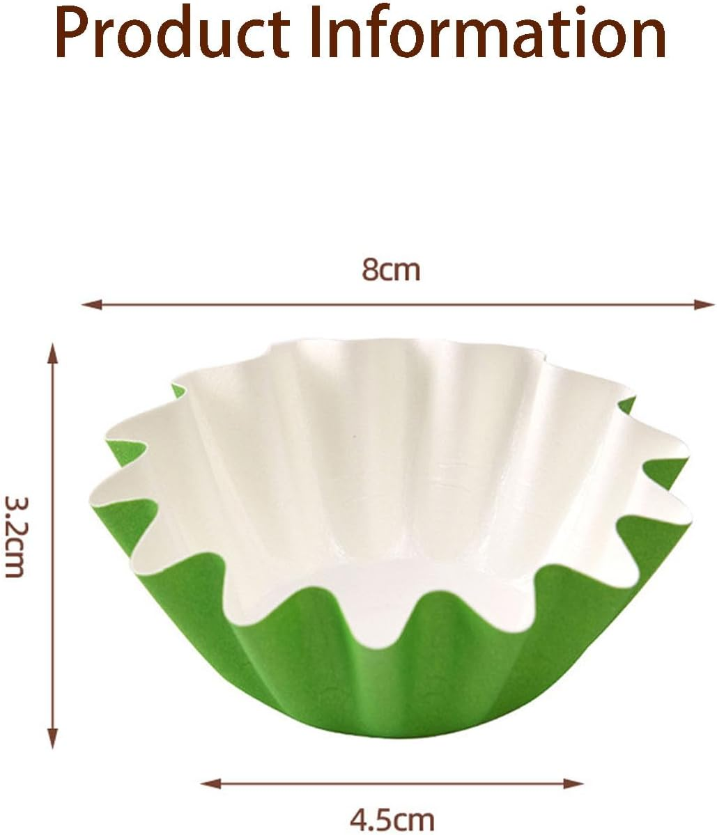 Baking Cups Cupcake Liner 100 PCS, for Wedding Birthday Holiday Party (Multicolor) image number 1