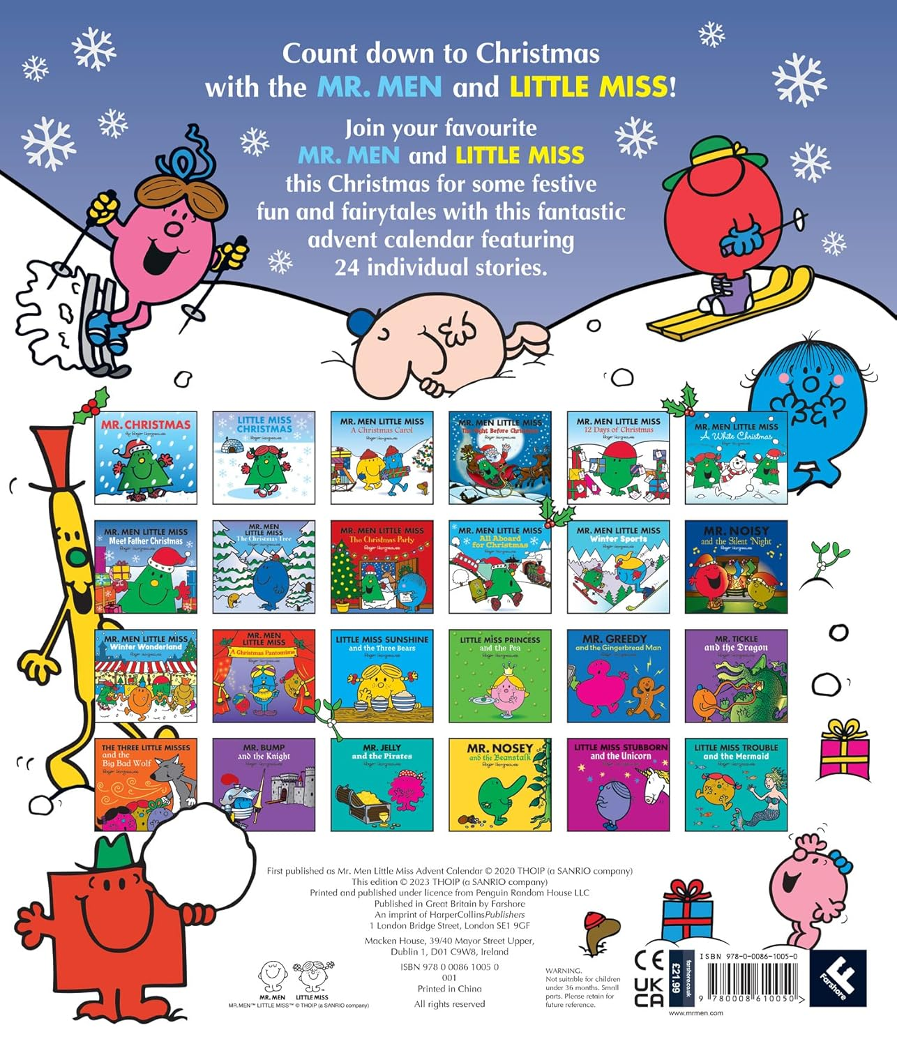 Mr. Men Little Miss Advent Calendar: Storybook Collection Containing 24 Brilliantly Funny Illustrated Kids Books to Count down to Christmas 2025. the Perfect Gift for Kids Aged 2, 3, 4, 5 and Up image number 4