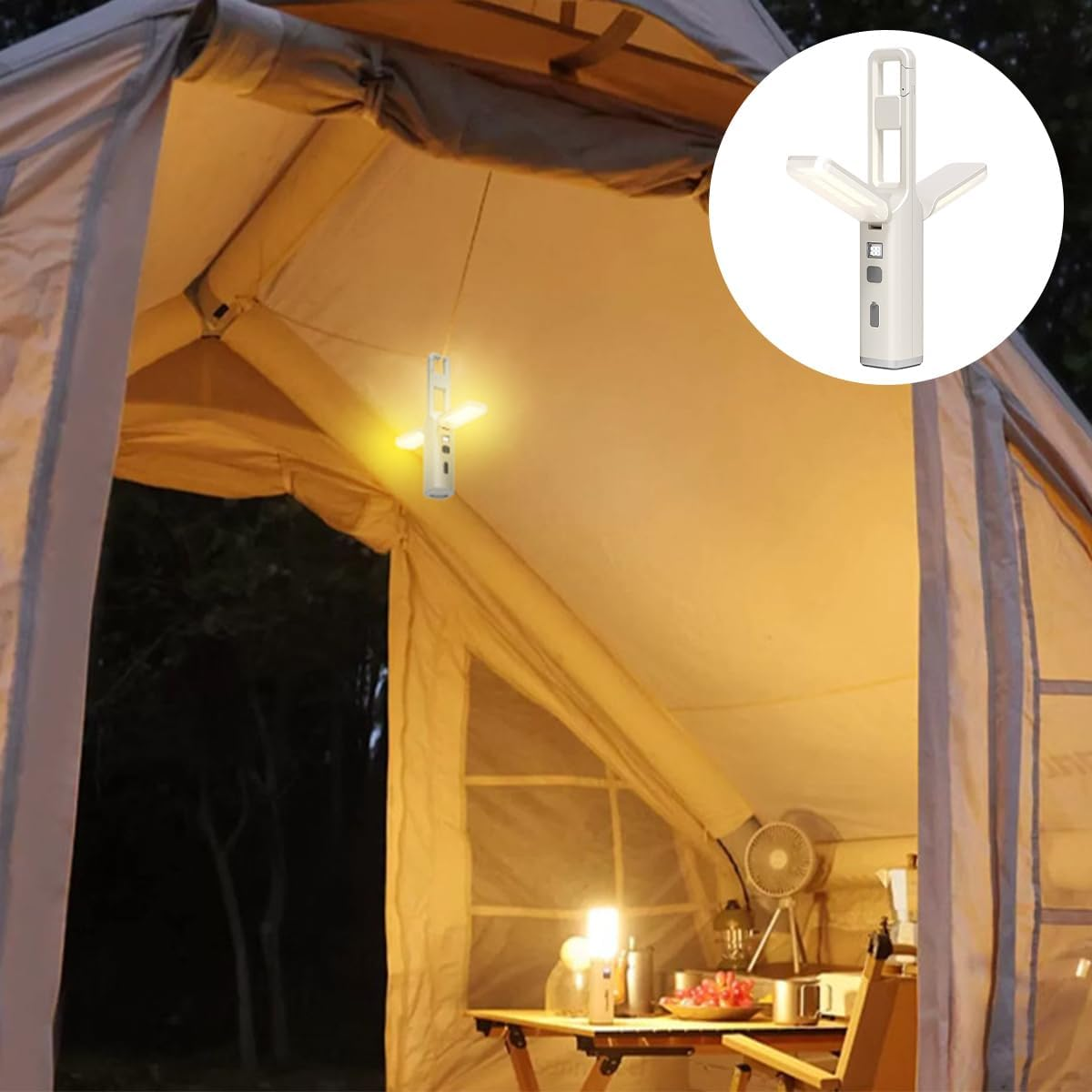 Hoite Emergency Sensor Light, Rechargeable Plug Base, Emergency Sensor Light for Adults in Home Power Outage [Energy Class A] image number 2