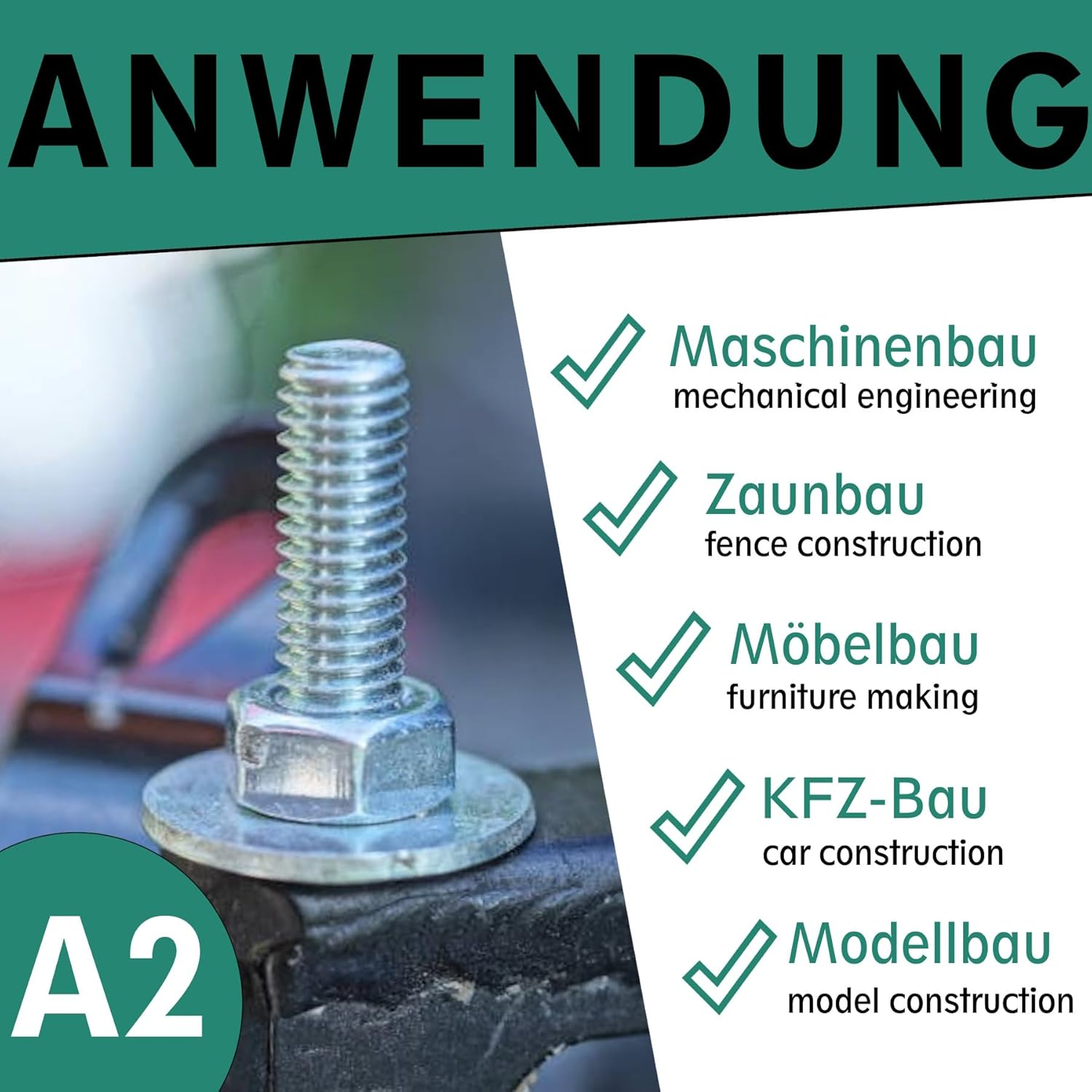 Rounded Head Screw with Flange and Hexalobular/Torx (ISR, TX) According to Standard: ISO 7380-2 Stainless Steel A2 V2A Full Thread Flange Screw Flat Head Screw (M5 X 16 Mm, Pack of 10) image number 6