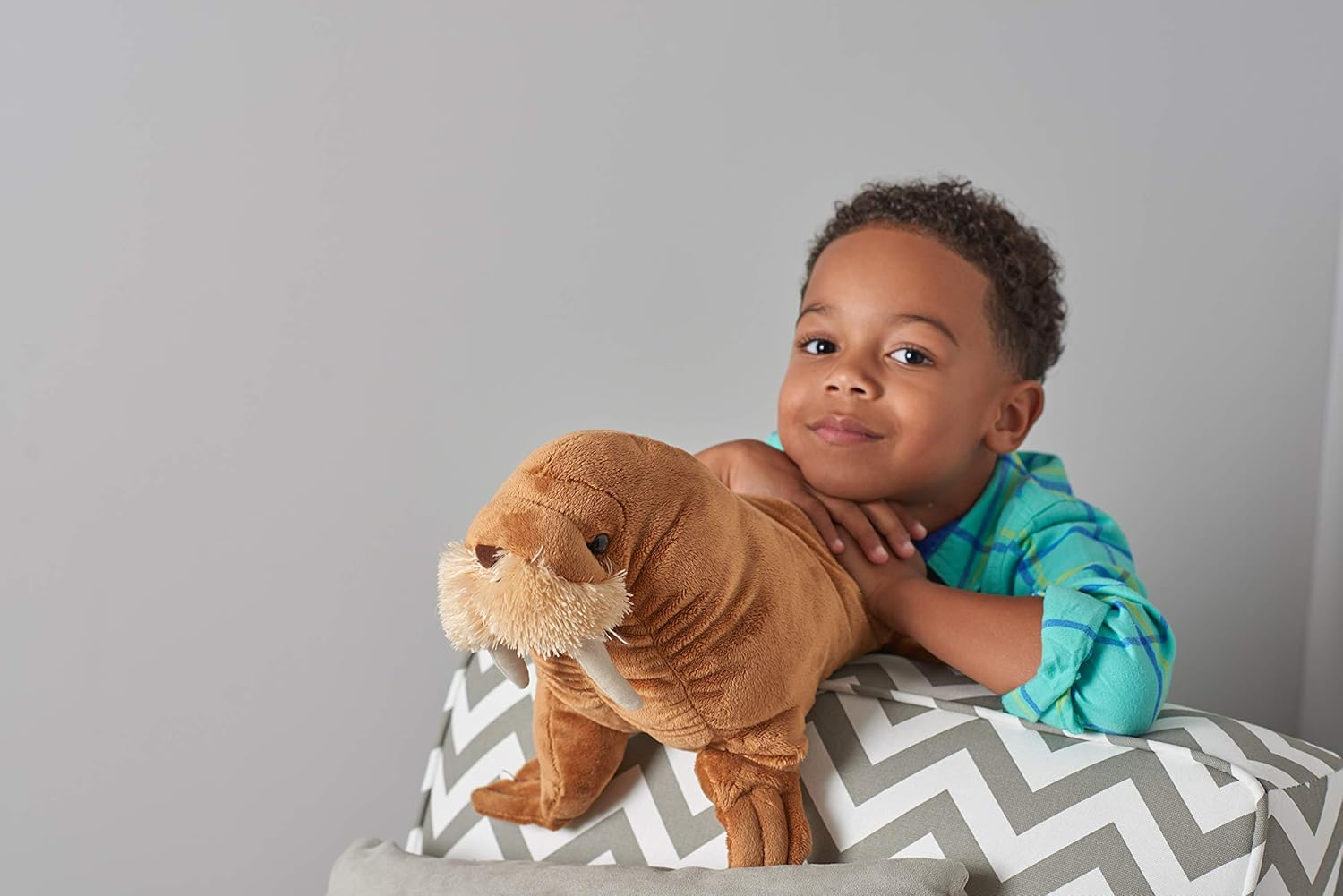 Wild Republic Walrus Plush, Stuffed Animal, Plush Toy, Gifts for Kids, Cuddlekins 12 Inches