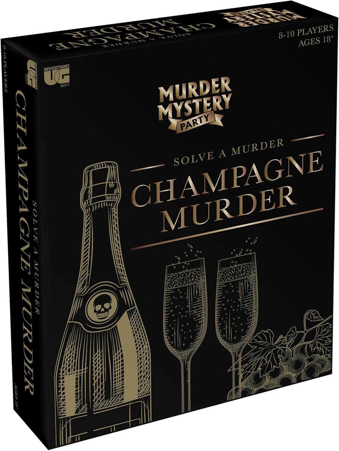 Murder Mystery Party Game &ndash; the Champagne Murder | Fun Board Game for Adults & Teens, Ages 14+ | Perfect for Parties, Unsolved Case Files & Mystery Lovers image number 4