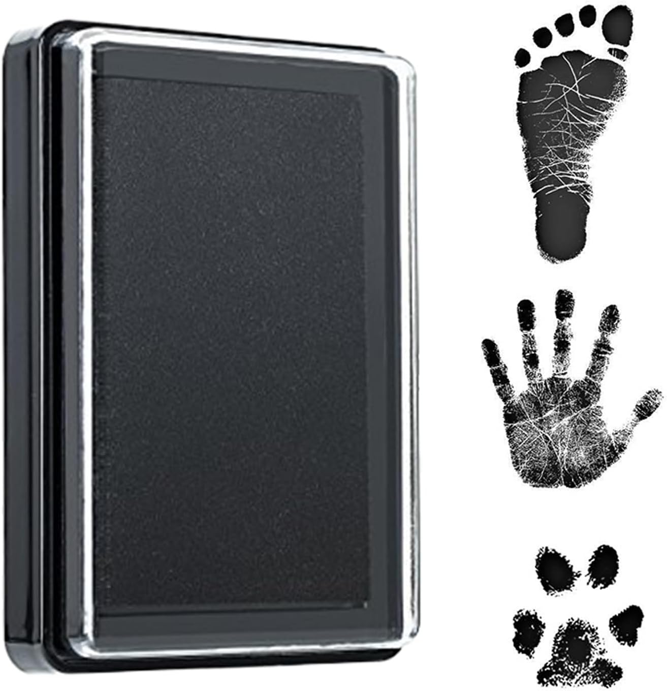 Baby Foot Prints Ink Pad,Inkless Baby Foot Prints Kit | Safe Clean Touch Handprint Tool for Newborns Babies Kids Craft Pet Feet Stamp Shower image number 5